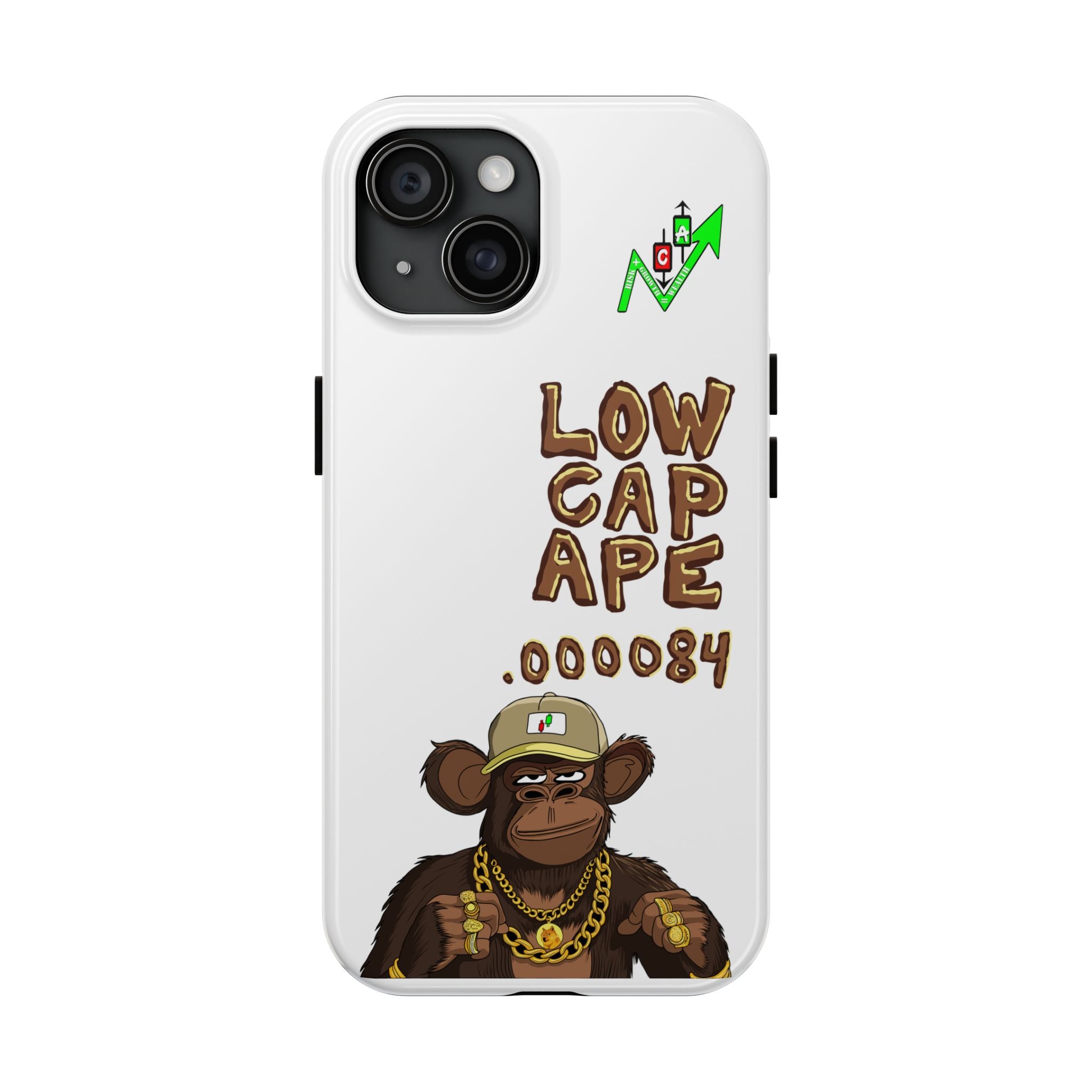 Low Cap Ape Phone Case — Crypto Ape Tough Phone Cover