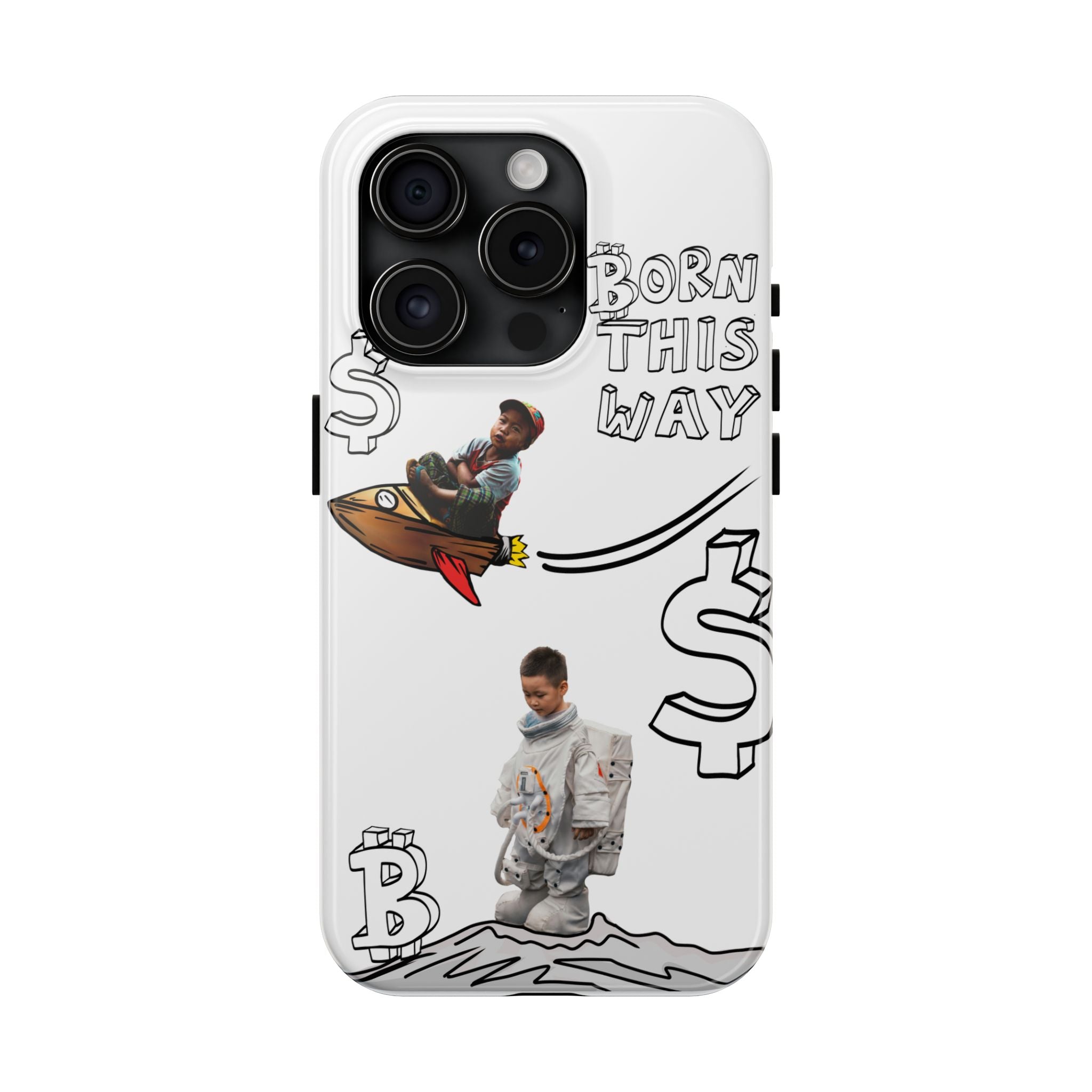 Born This Way Phone Case — "Crypt Apparel" Crypto Protective Case