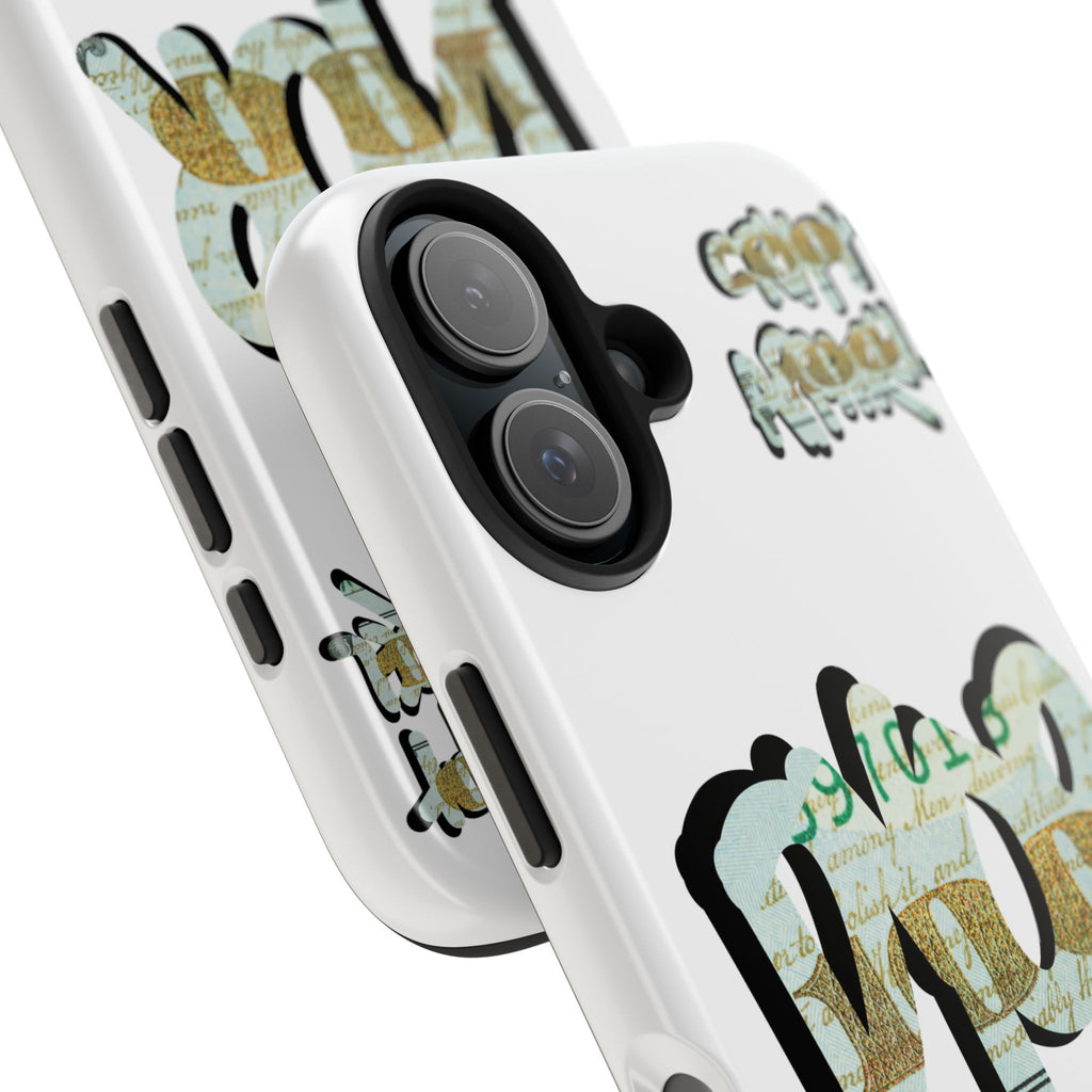 Tough Phone Case — Vintage Money Graffiti "Paper Hodl" Design