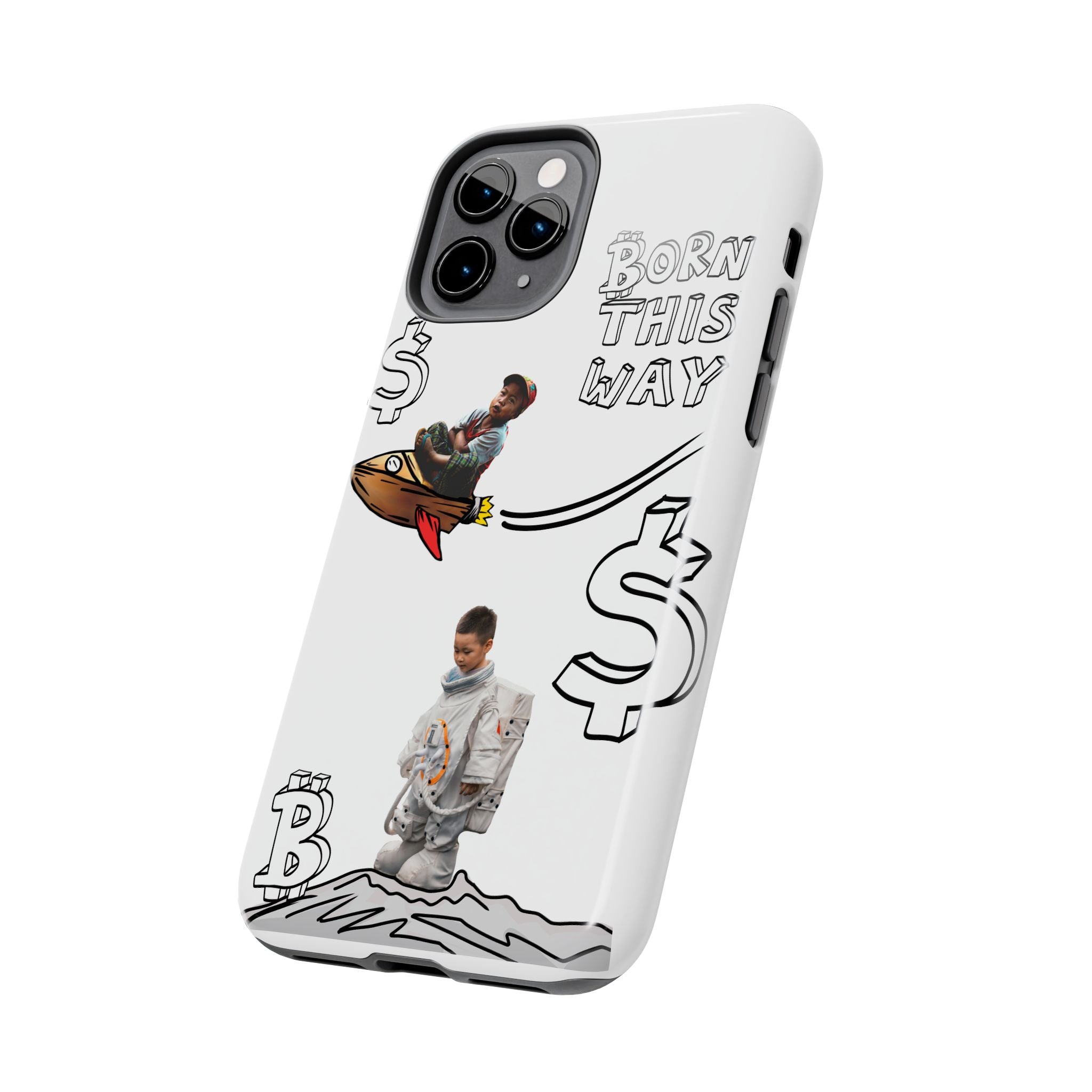 Born This Way Phone Case — "Crypt Apparel" Crypto Protective Case