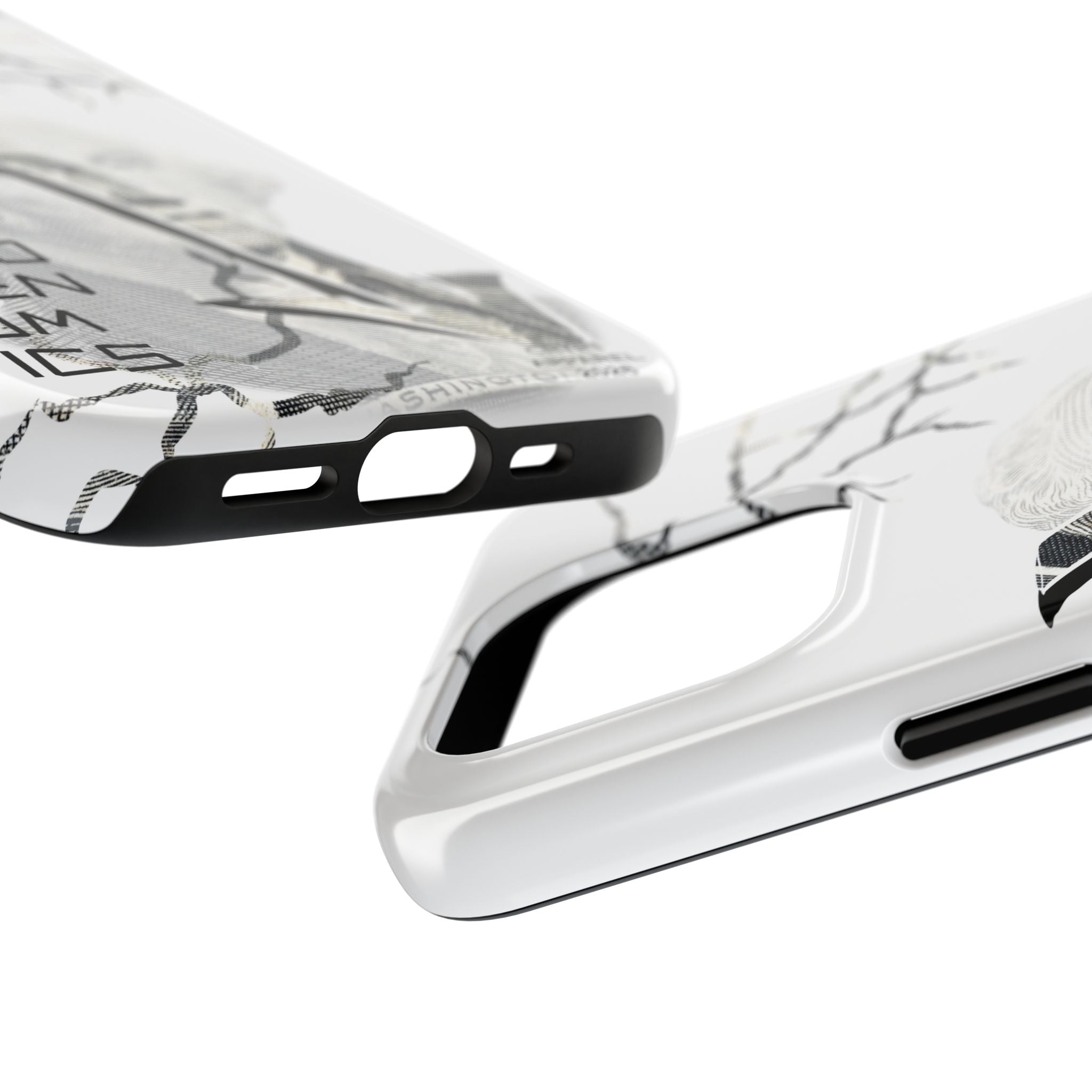 Brokenomics Crypto Tough Phone Case — 'Crypt Apparel' Cracked Dollar Graphic Protective Cover