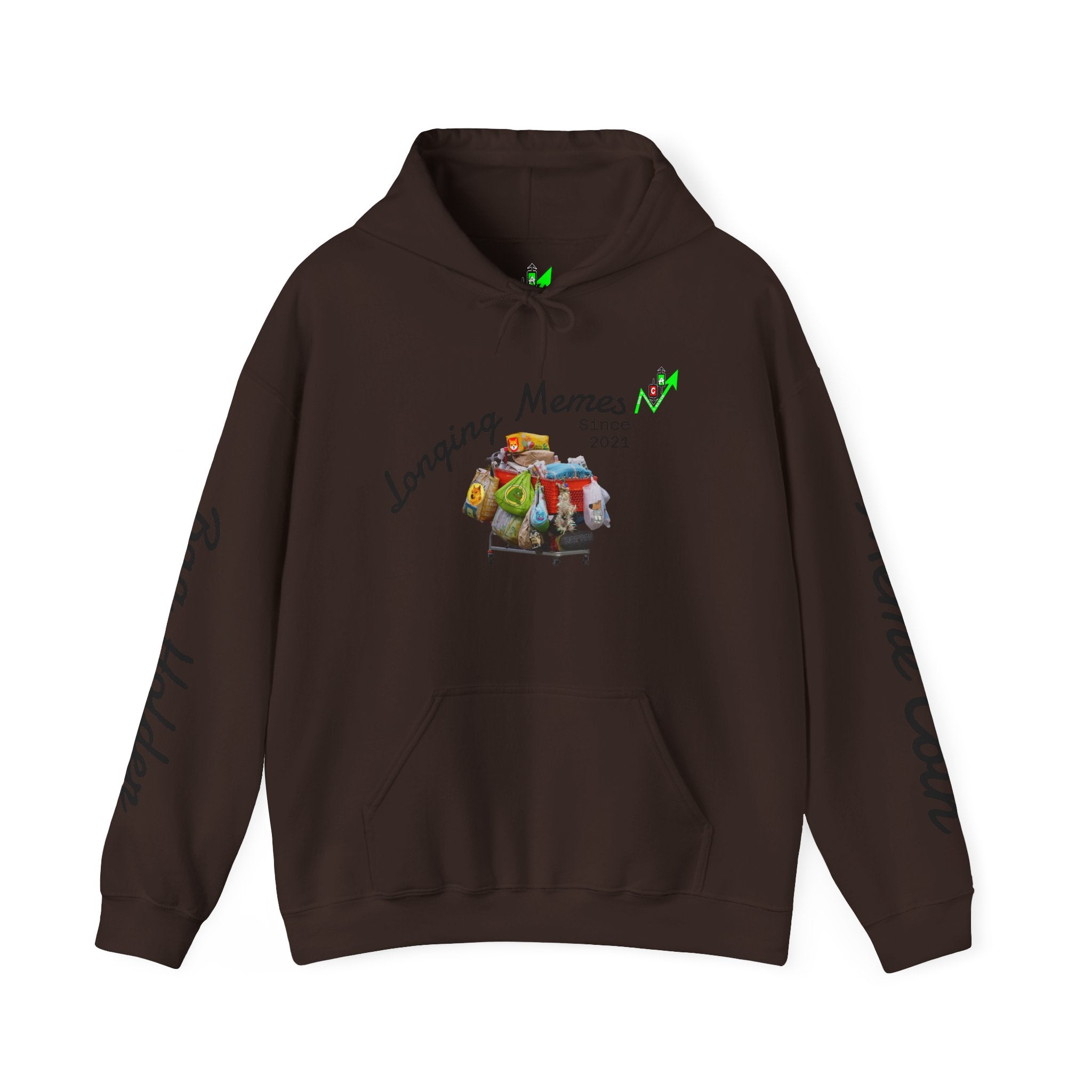 Bag Holders Meme Coin Crypto Hoodie — 'Crypt Apparel' Meme Coin Art