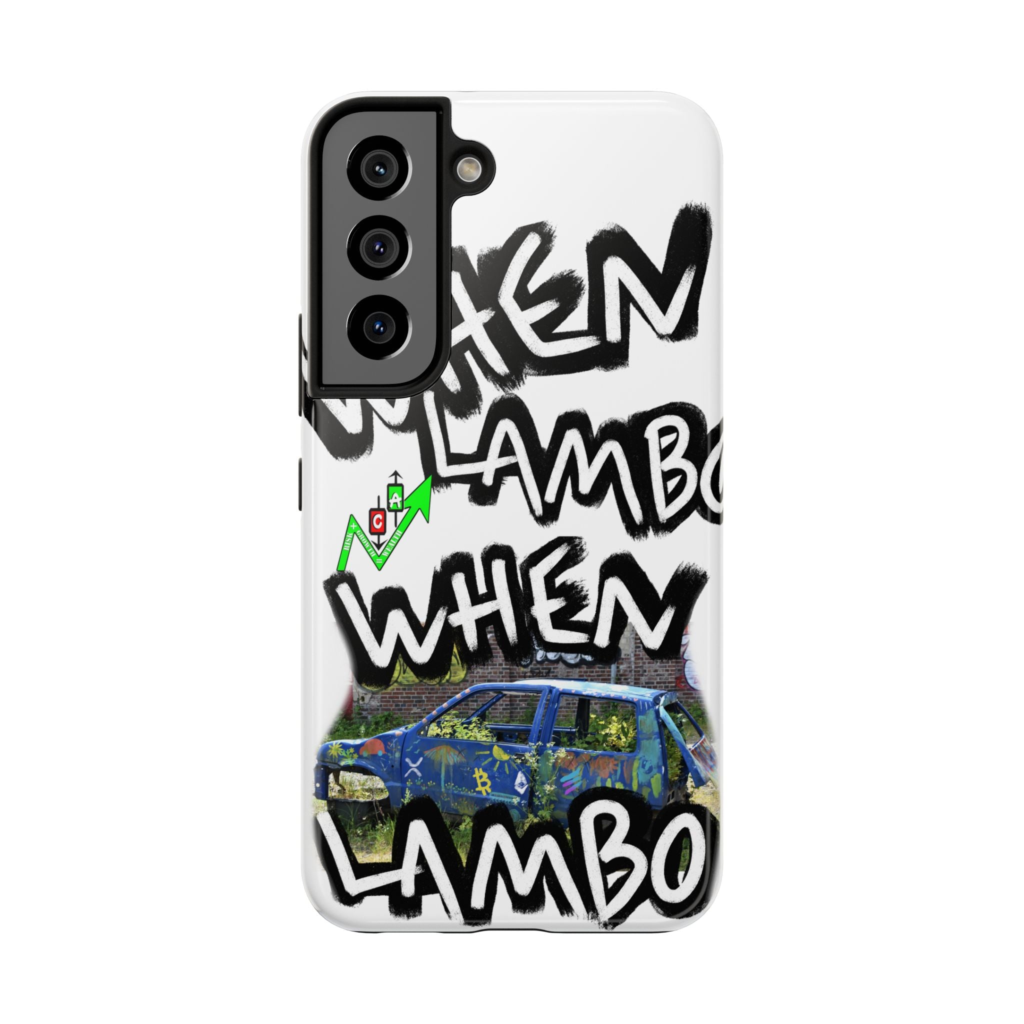 When Lambo Art Phone Case — Crypto Meme Tough Phone Case