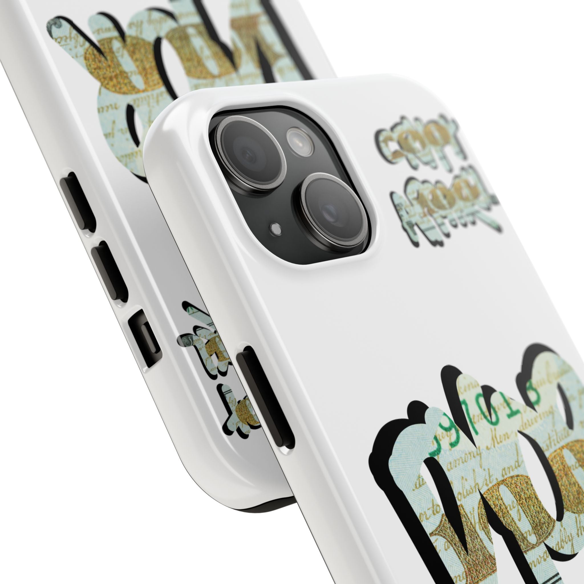 Tough Phone Case — Vintage Money Graffiti "Paper Hodl" Design
