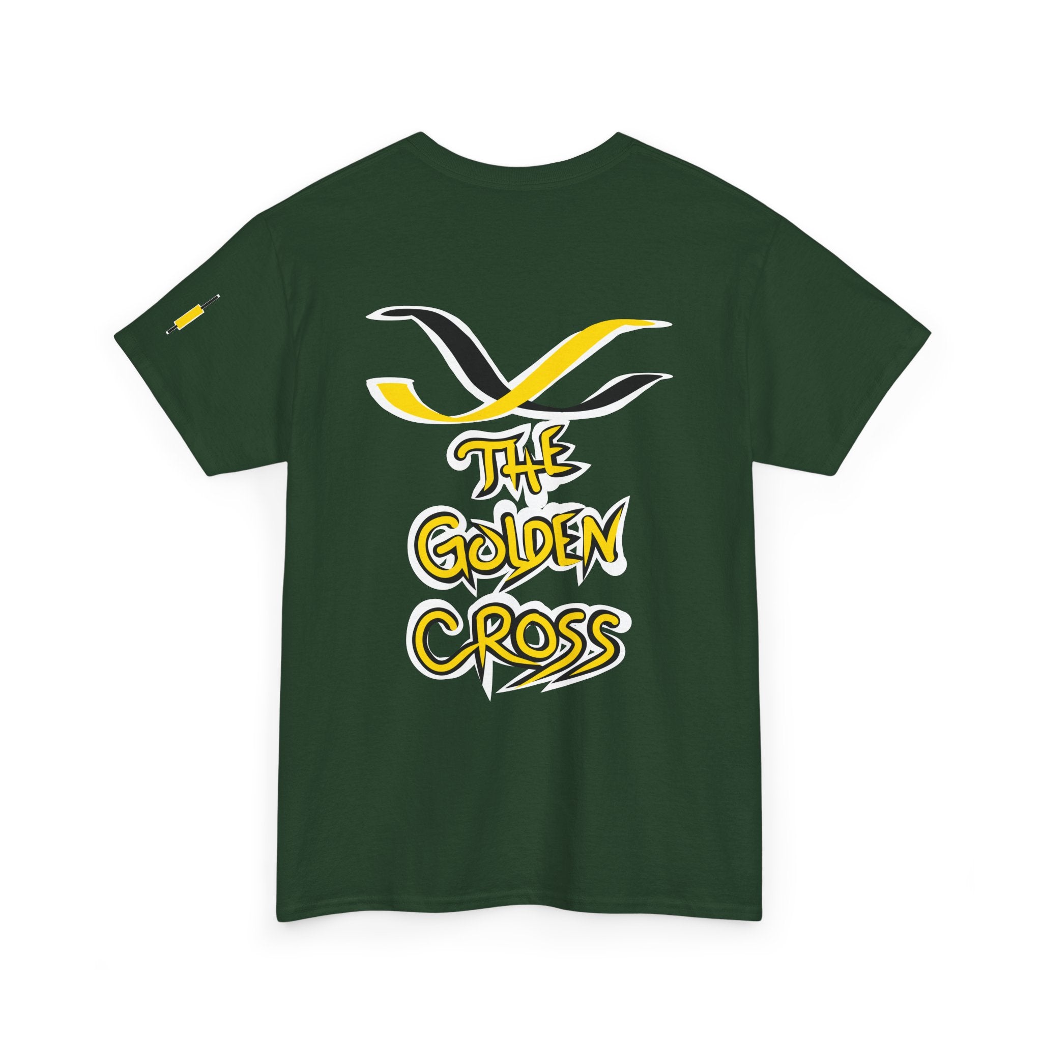 Golden Cross Bull Market Tee — "Crypt Apparel" Crypto Trading Stock Trading T-Shirt