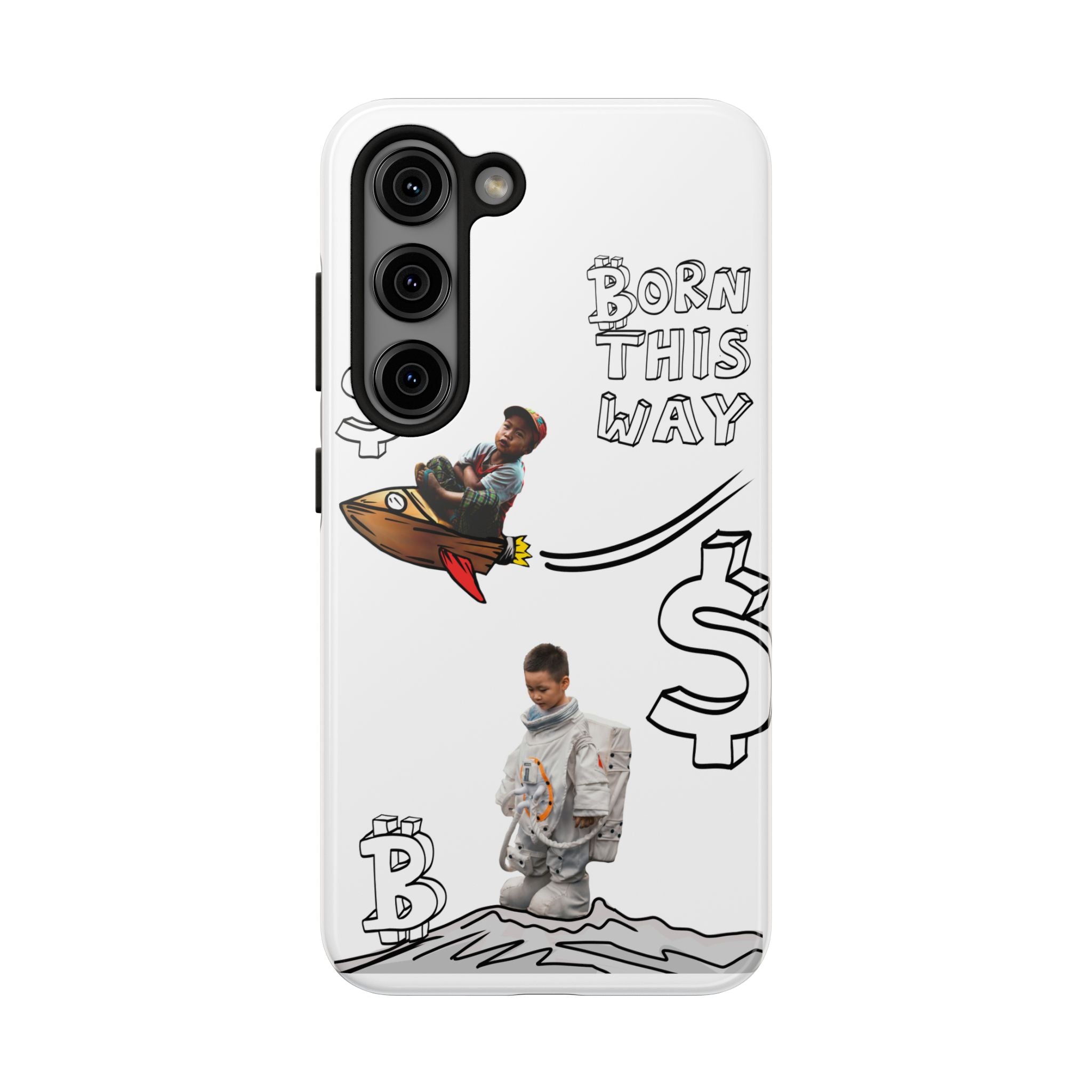 Born This Way Phone Case — "Crypt Apparel" Crypto Protective Case