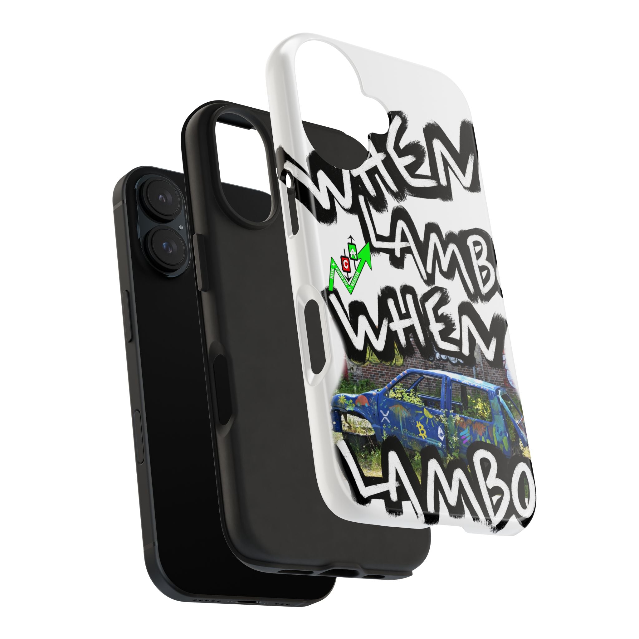 When Lambo Art Phone Case — Crypto Meme Tough Phone Case