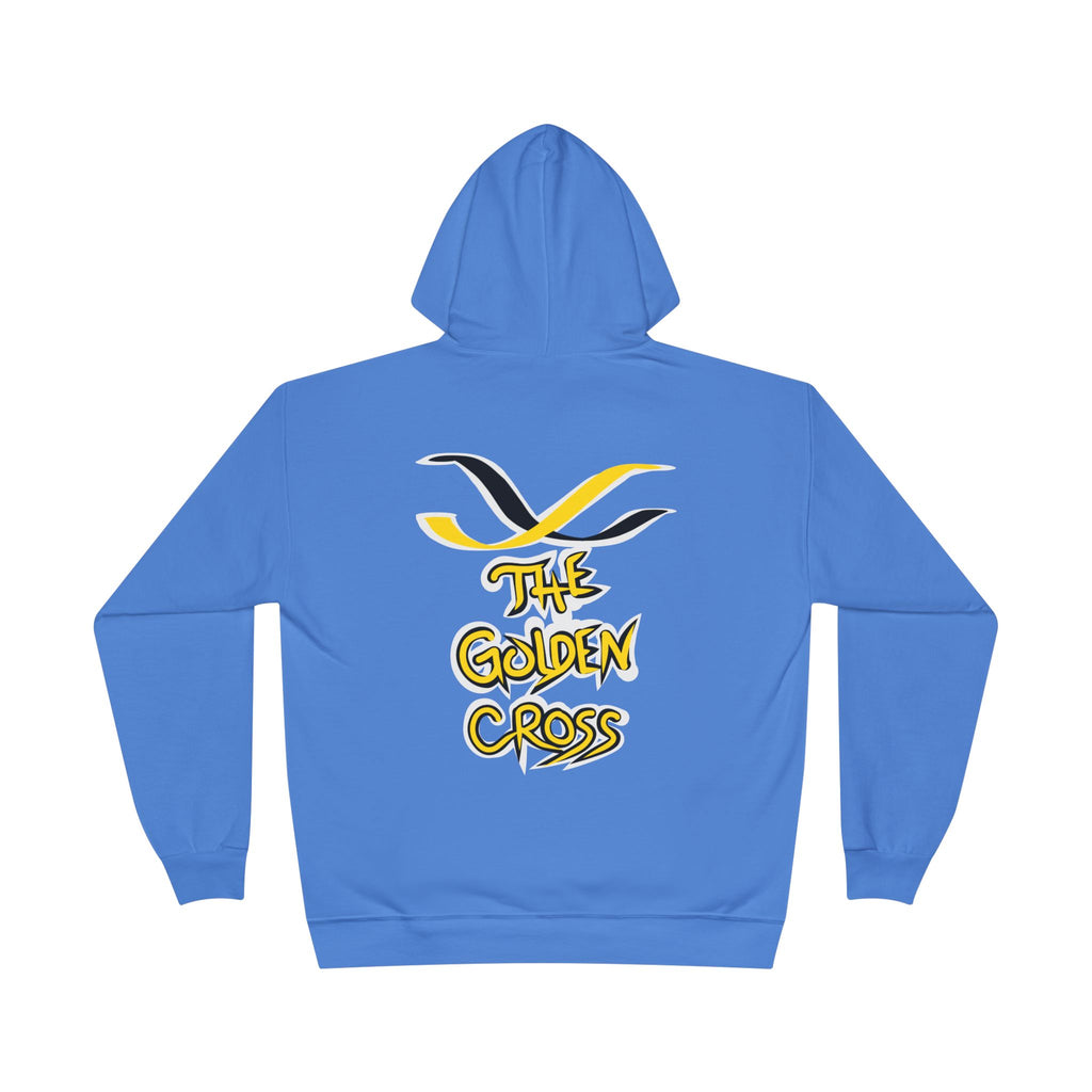 Golden Cross Bull Market Hoodie — 'Crypt Apparel' Crypto Trading Graphic Pullover