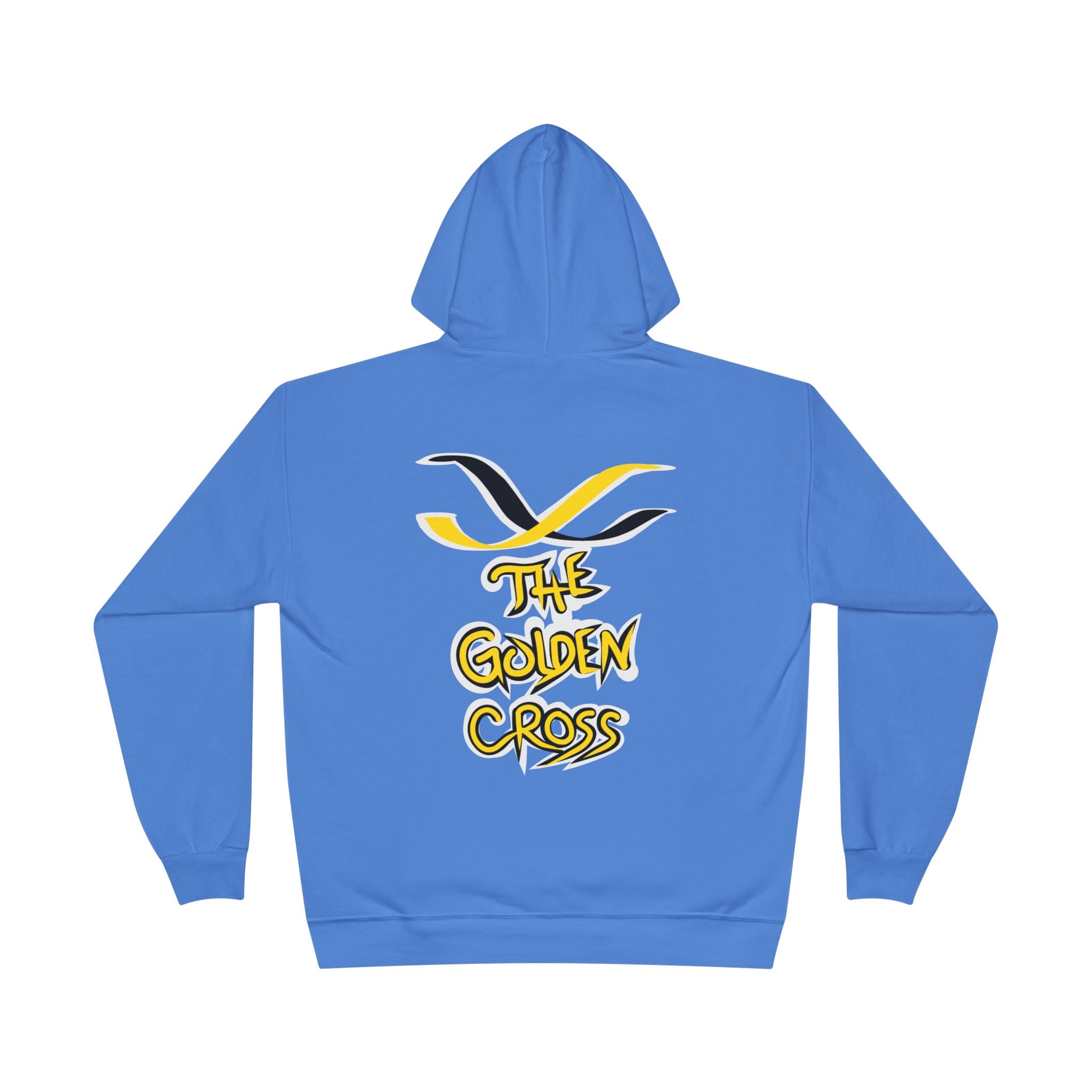 Golden Cross Bull Market Hoodie — 'Crypt Apparel' Crypto Trading Graphic Pullover