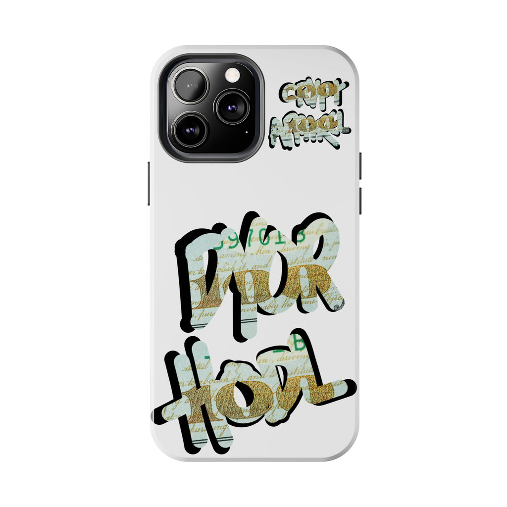 Tough Phone Case — Vintage Money Graffiti "Paper Hodl" Design
