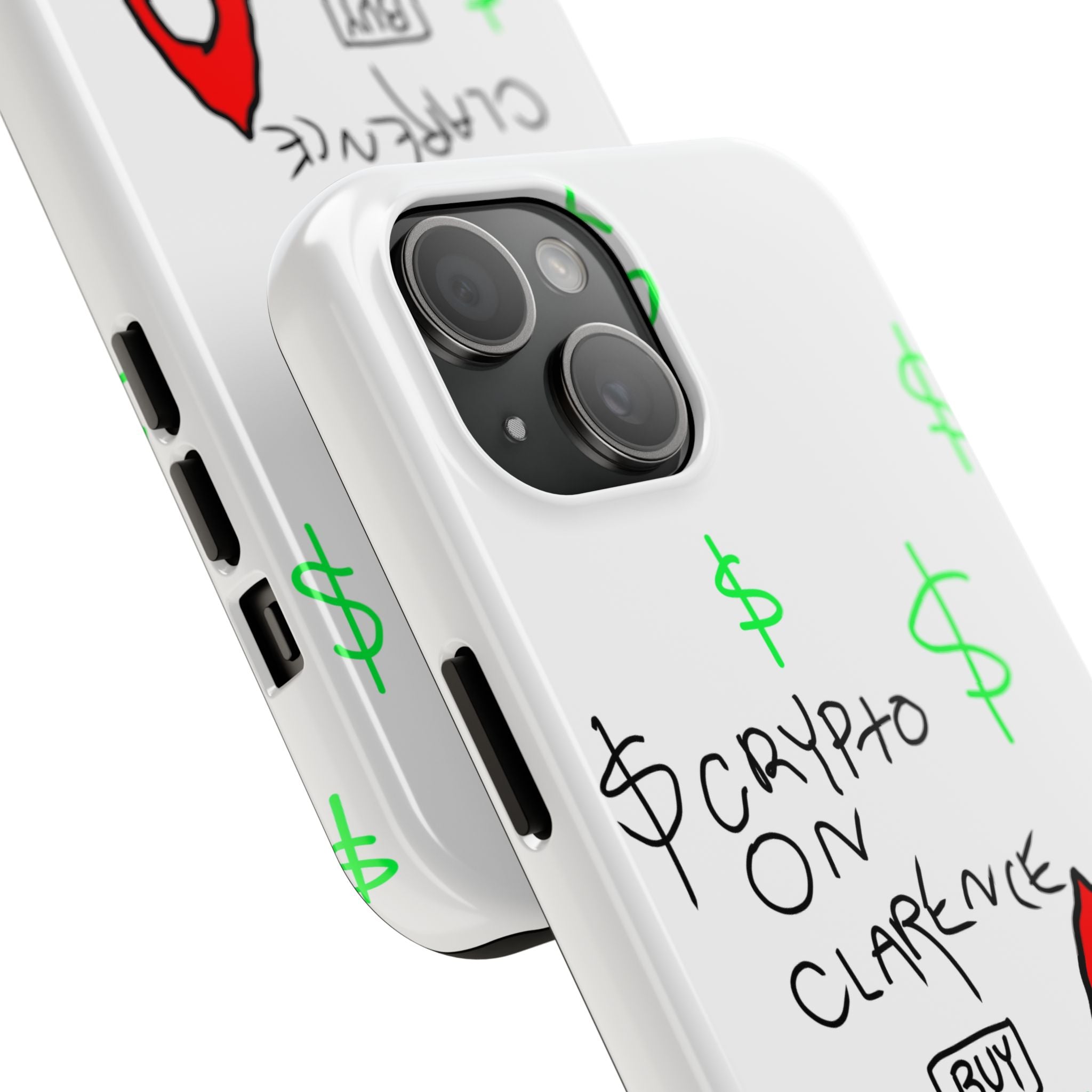 Crypto On Clarence Phone Case — Crypt Apparel Degen Design