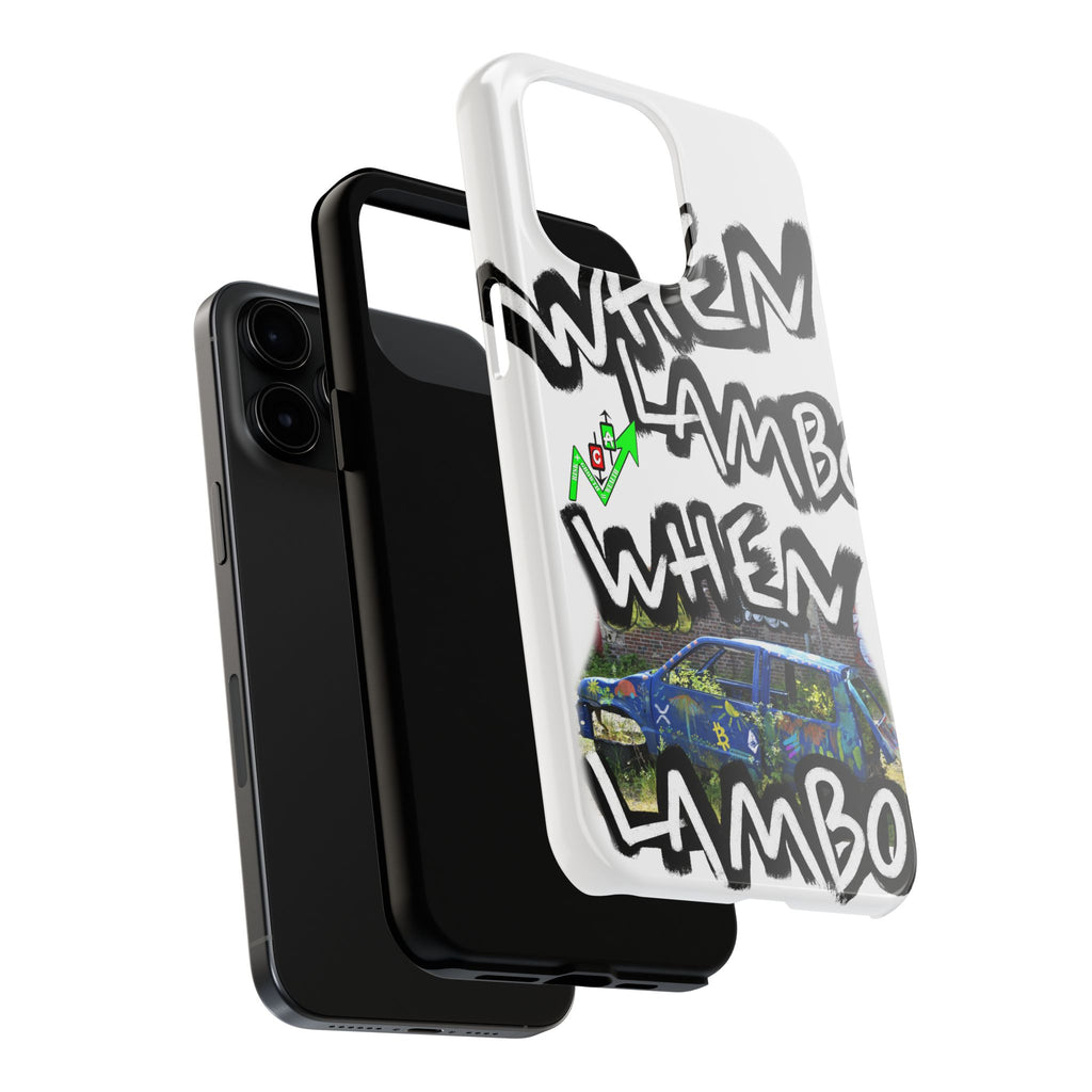 When Lambo Art Phone Case — Crypto Meme Tough Phone Case