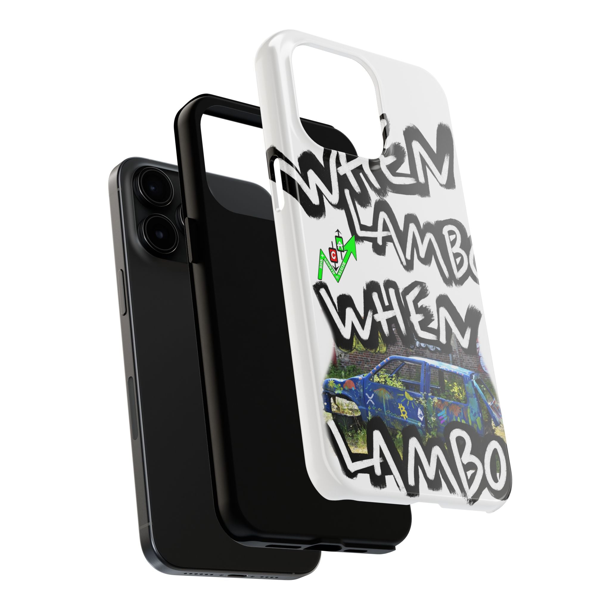 When Lambo Art Phone Case — Crypto Meme Tough Phone Case