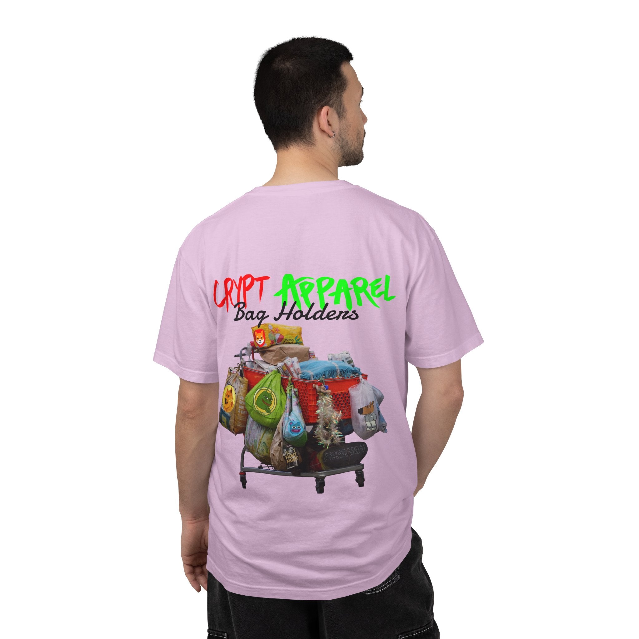 Bag Holders Crypto T-Shirt — 'Crypt Apparel' Graphic Tee