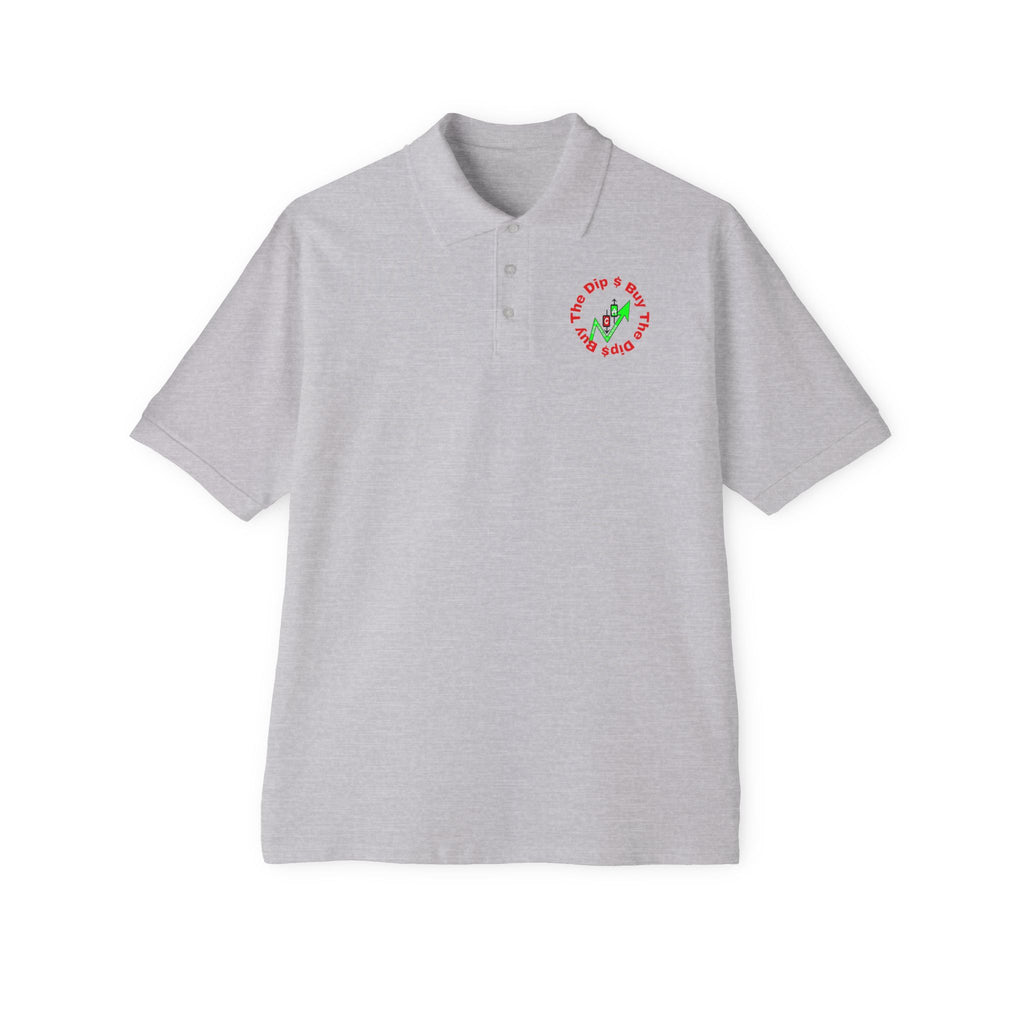Catching Daggers Crypto Polo — Crypt Apparel Graphic Men's Piqué Shirt