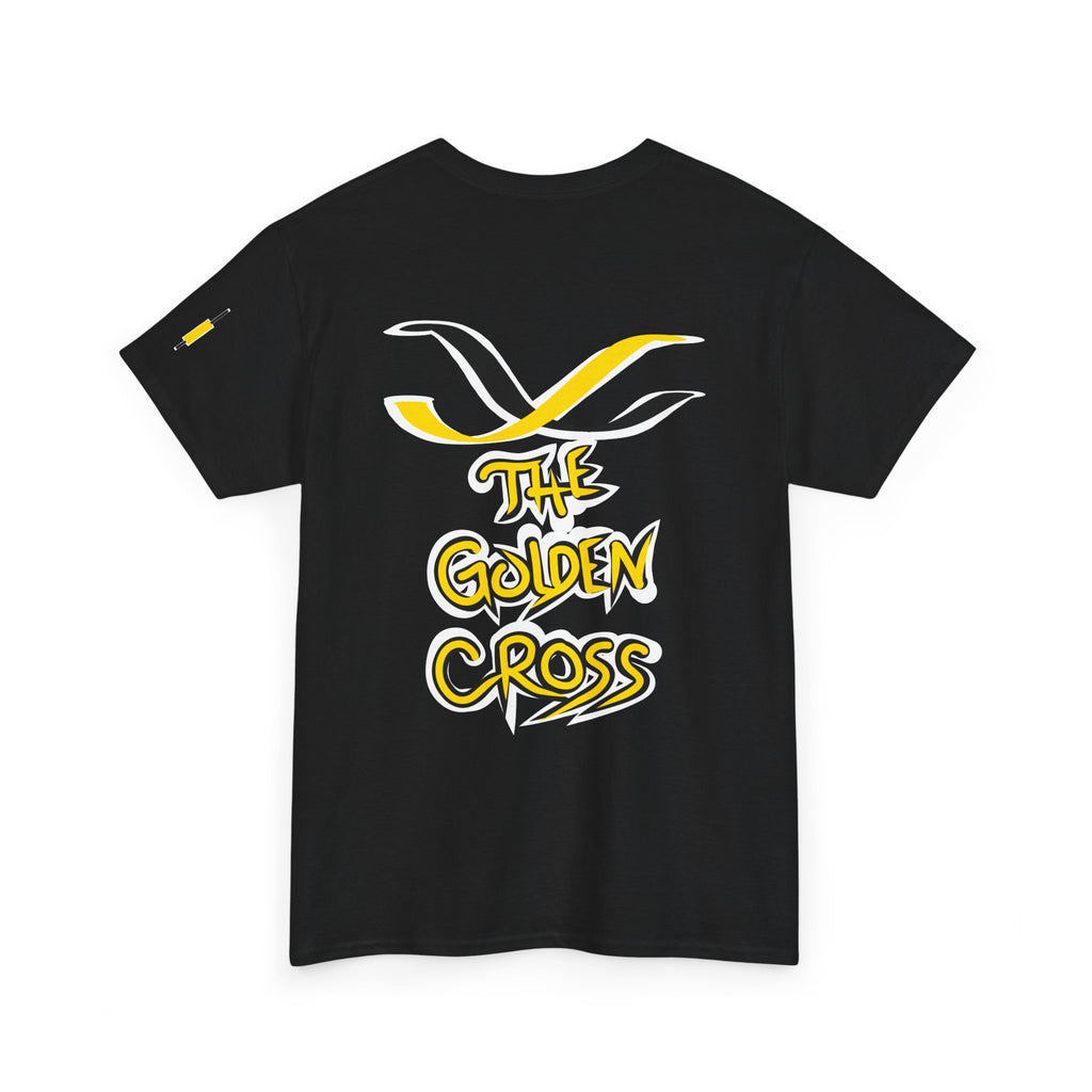 Golden Cross Bull Market Tee — "Crypt Apparel" Crypto Trading Stock Trading T-Shirt