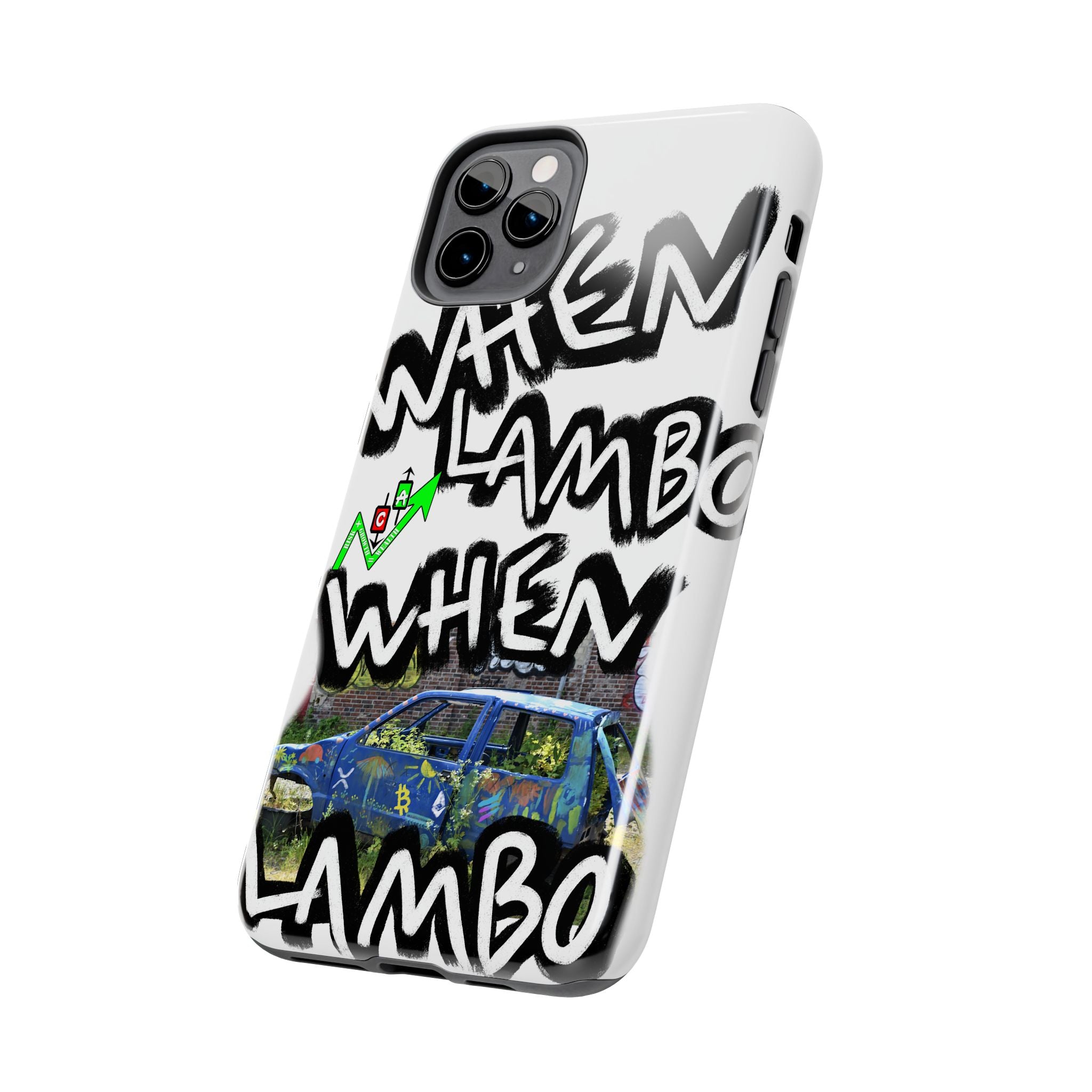 When Lambo Art Phone Case — Crypto Meme Tough Phone Case