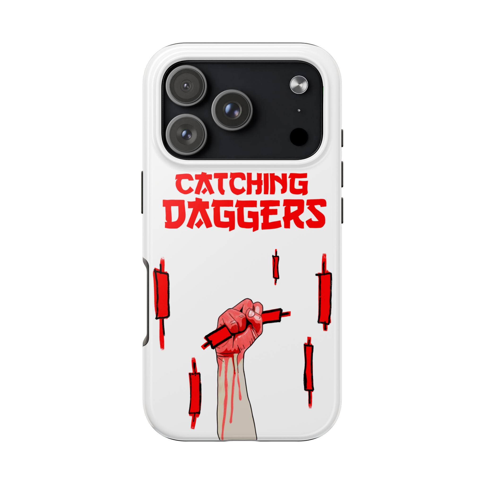 Catching Daggers Tough Phone Case — Crypt Apparel Graphic Protective Cover