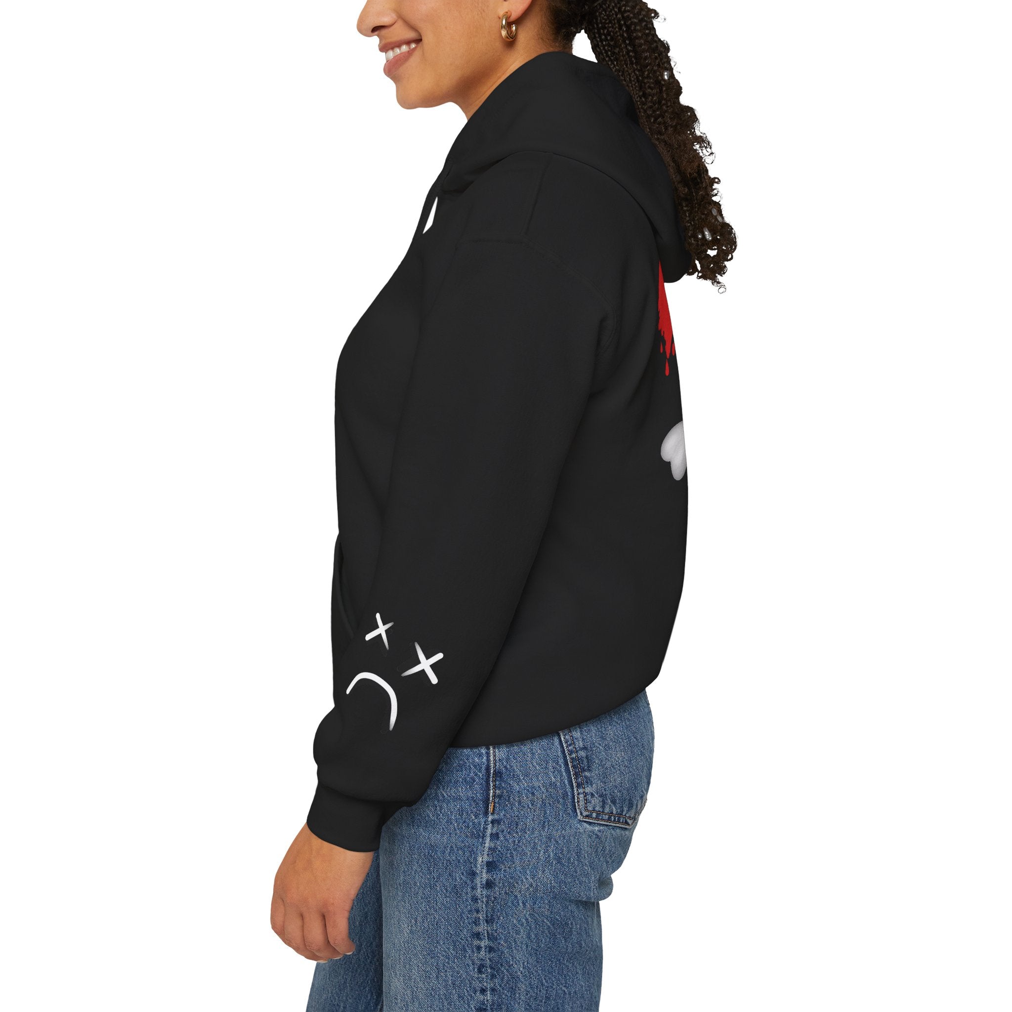 Rekt Portfolio Crypto Trading Hoodie – Crypt Apparel Skull Heart Graffiti Streetwear Pullover