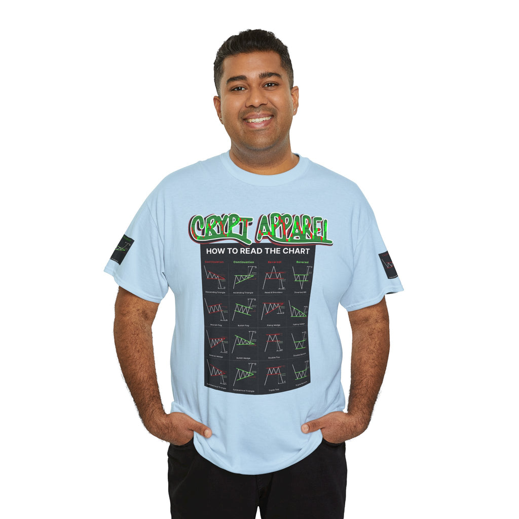 Charted Tee — "Crypt Apparel" Trading Chart Shirt