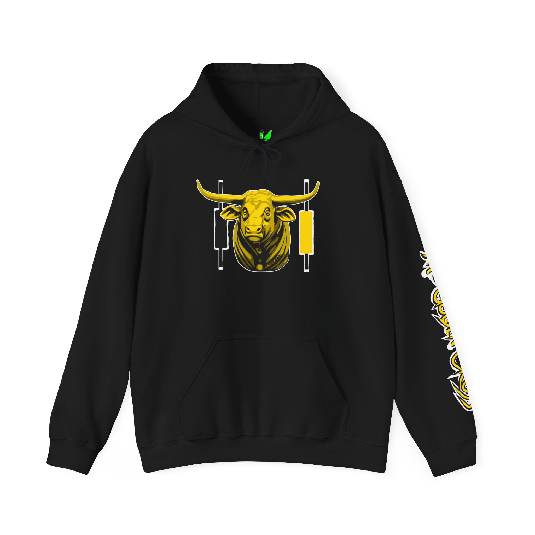 Golden Cross Bull Market Hoodie — Crypto Apparel 'The Golden Cross' Streetwear Hoodie
