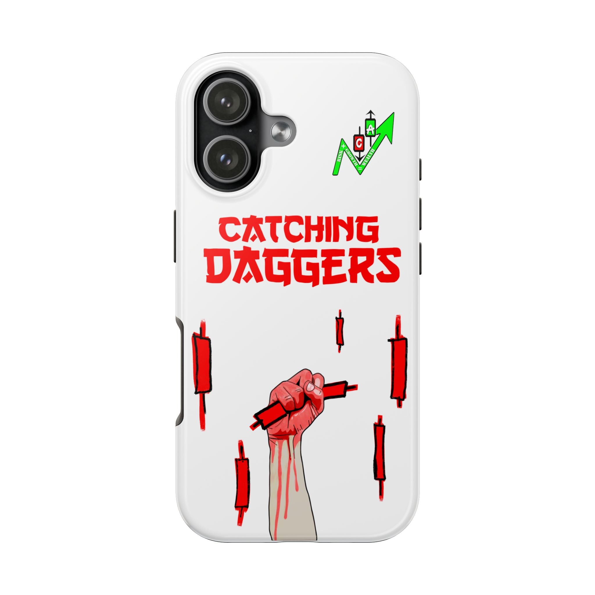 Catching Daggers Tough Phone Case — Crypt Apparel Graphic Protective Cover