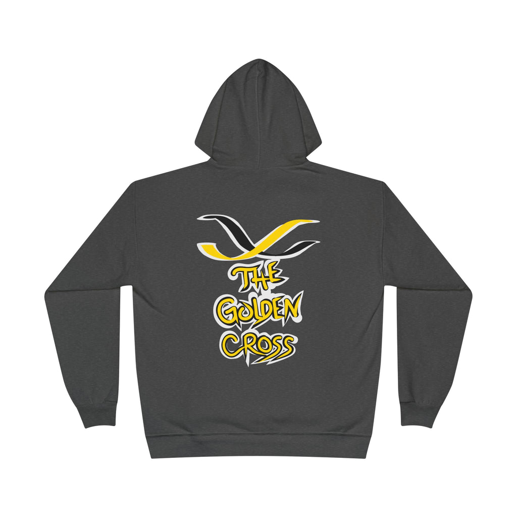 Golden Cross Bull Market Hoodie — 'Crypt Apparel' Crypto Trading Graphic Pullover