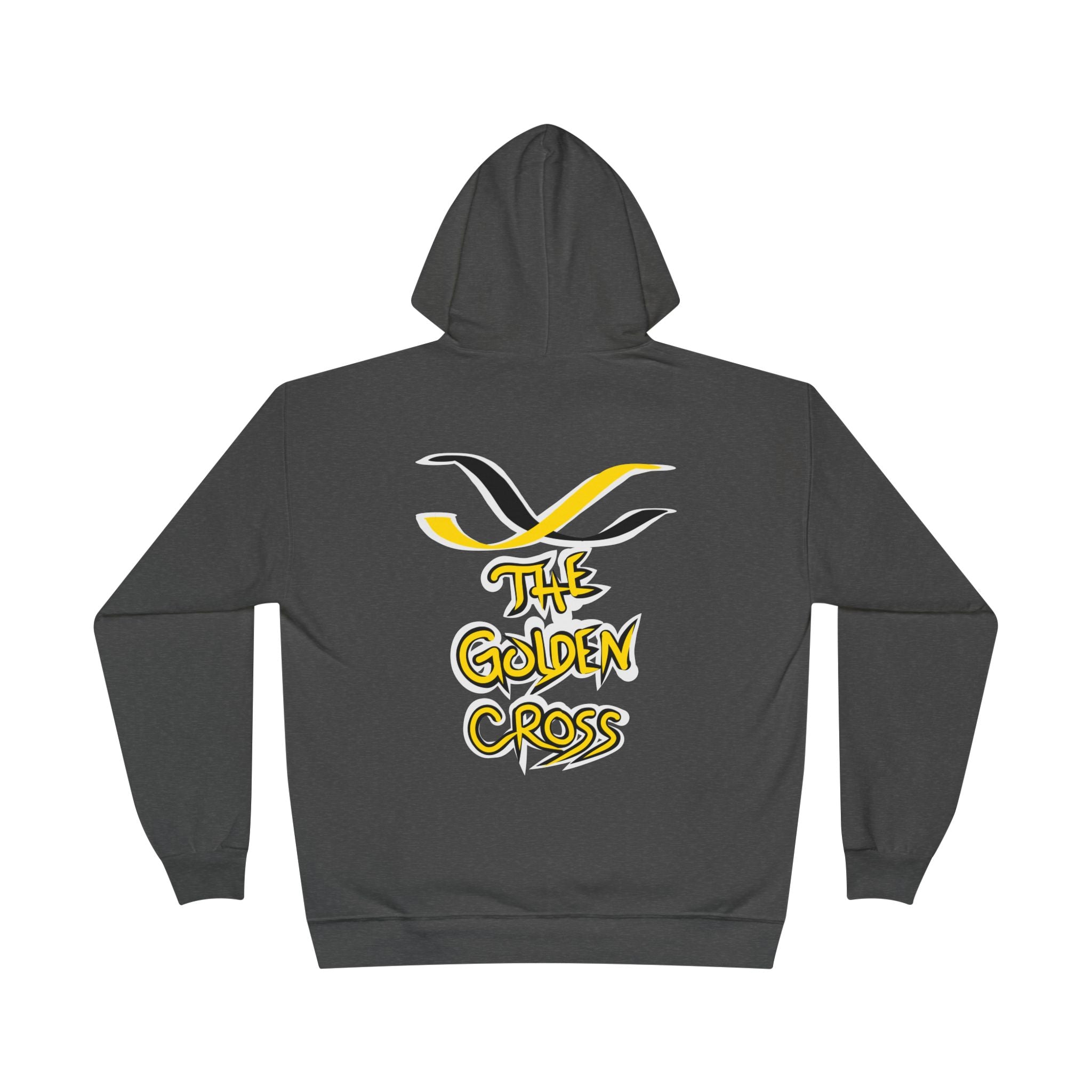 Golden Cross Bull Market Hoodie — 'Crypt Apparel' Crypto Trading Graphic Pullover