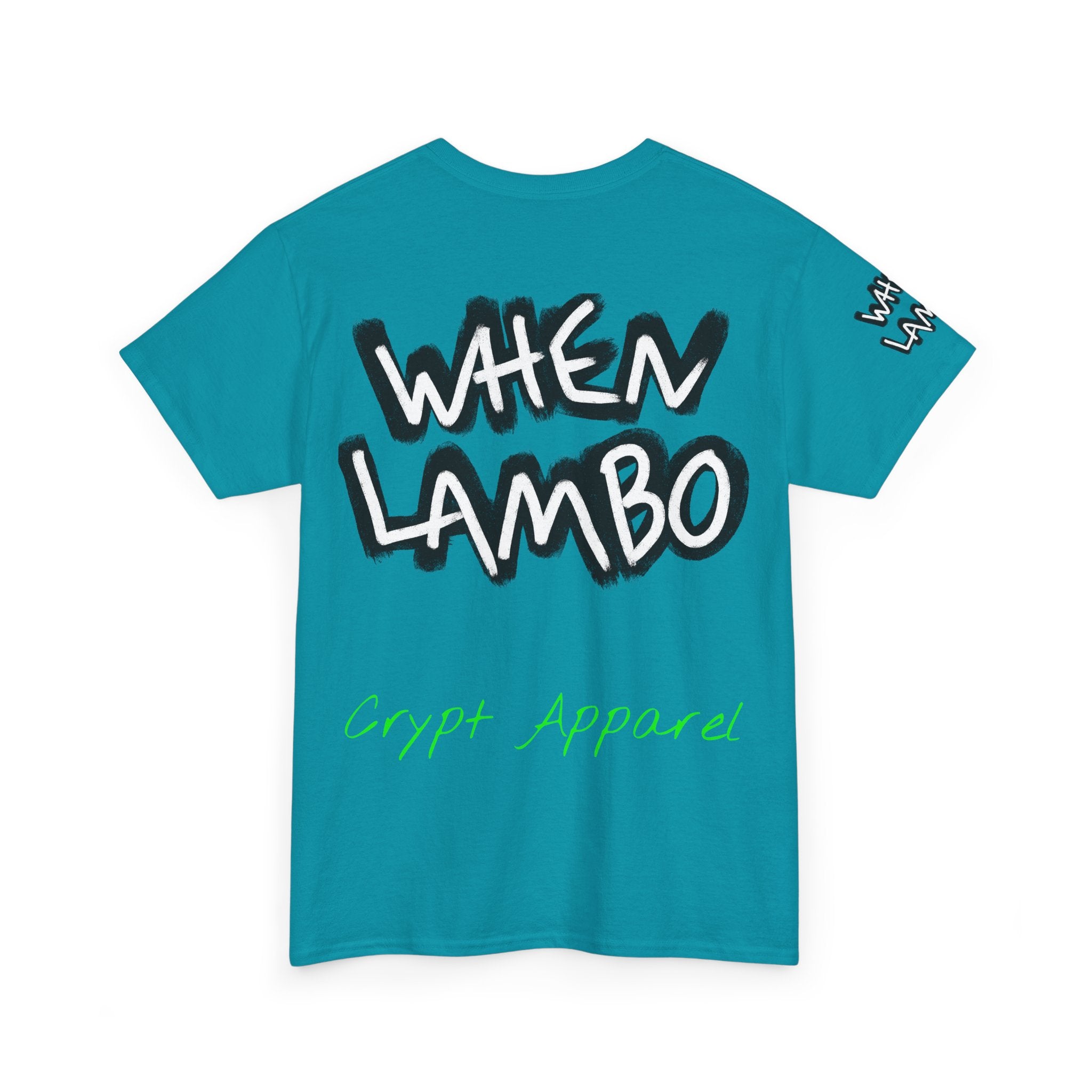 When Lambo Bitcoin inspired Crypto Graphic Tee | Crypt Apparel Car Streetwear