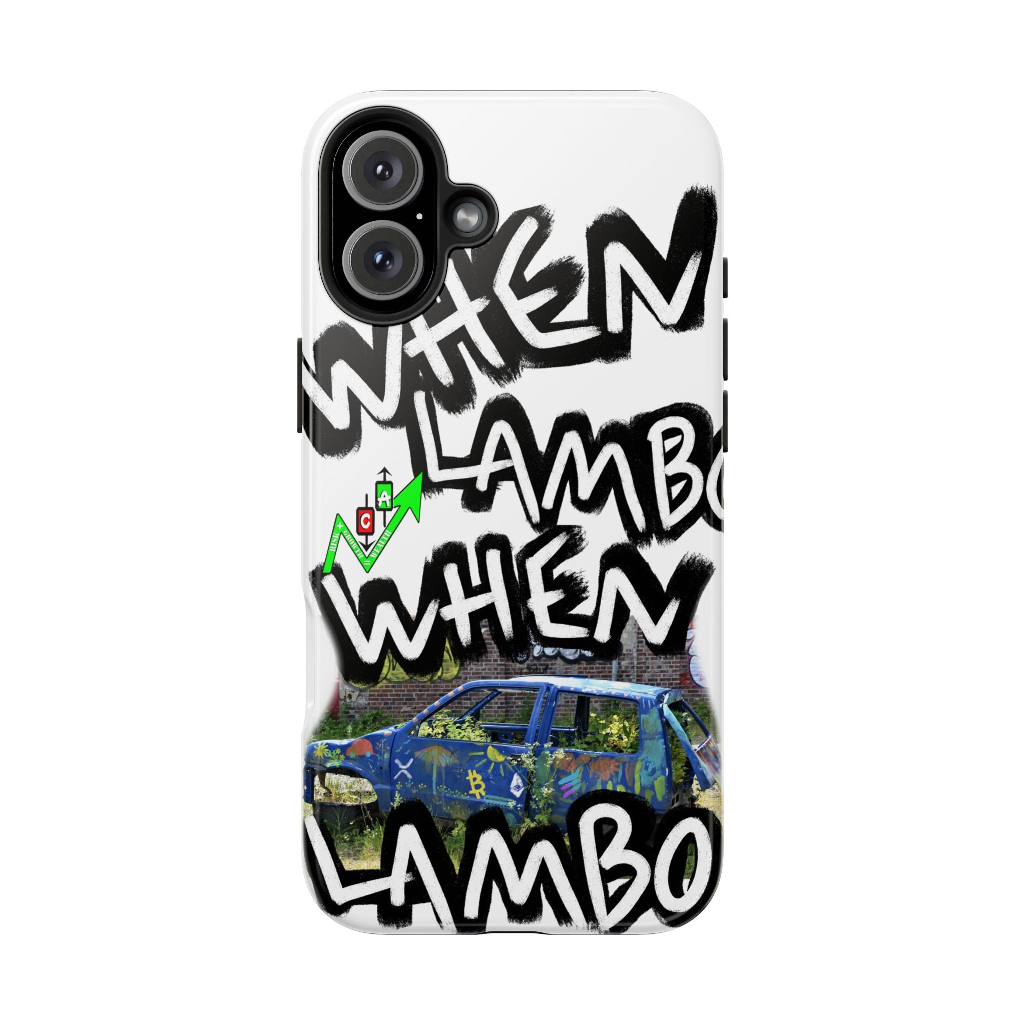 When Lambo Art Phone Case — Crypto Meme Tough Phone Case