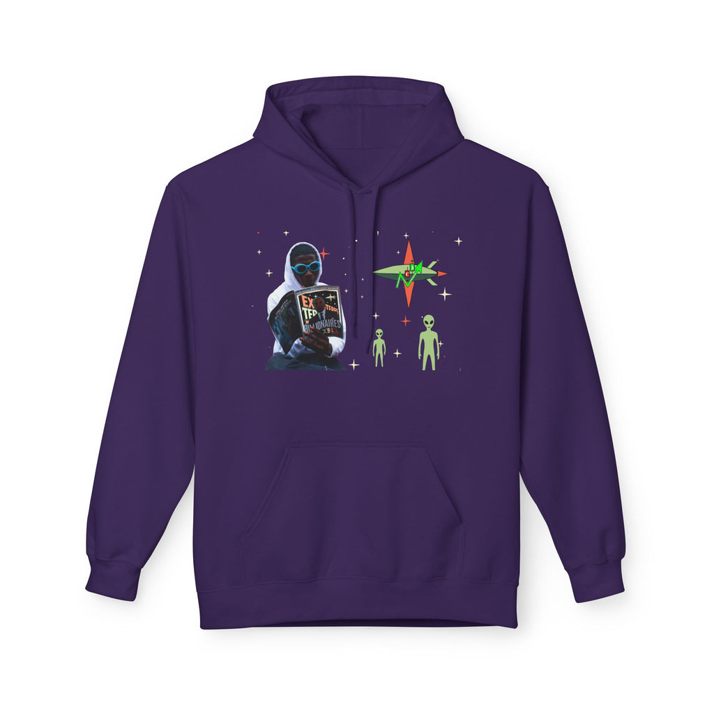 Extra Terrestrial Traders Crypto Hoodie — “Not Alone” Crypt Apparel Retro Sci‑Fi Graphic