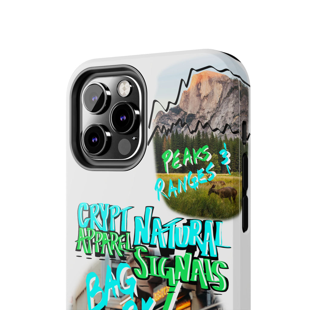 Natural Signals Tough Phone Case — Crypt Apparel Street Collage Design