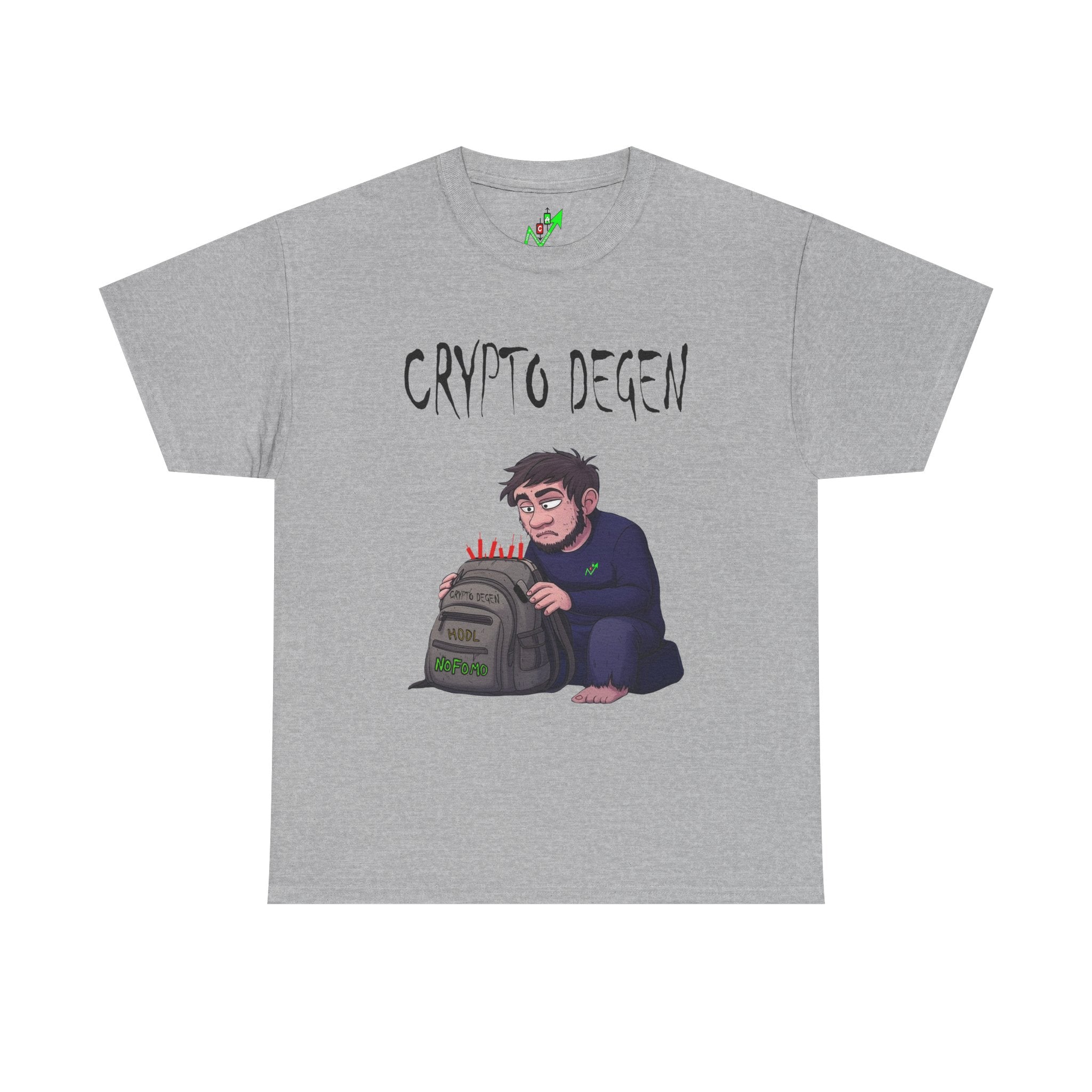 Crypto Degen T-Shirt — Crypt Apparel Graphic Tee