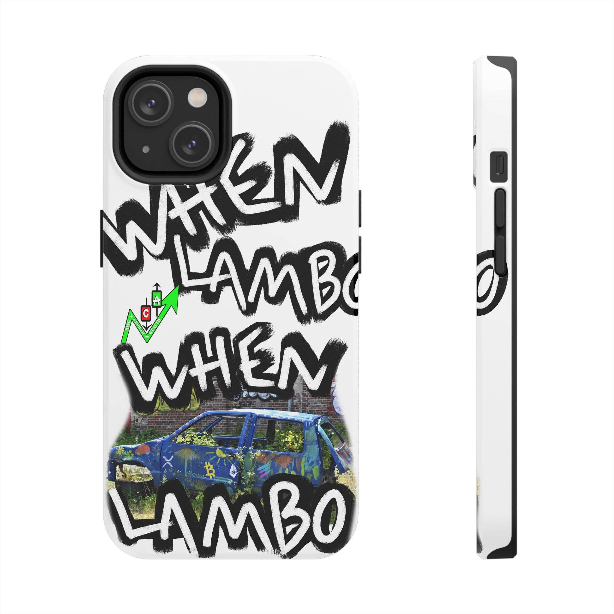 When Lambo Art Phone Case — Crypto Meme Tough Phone Case