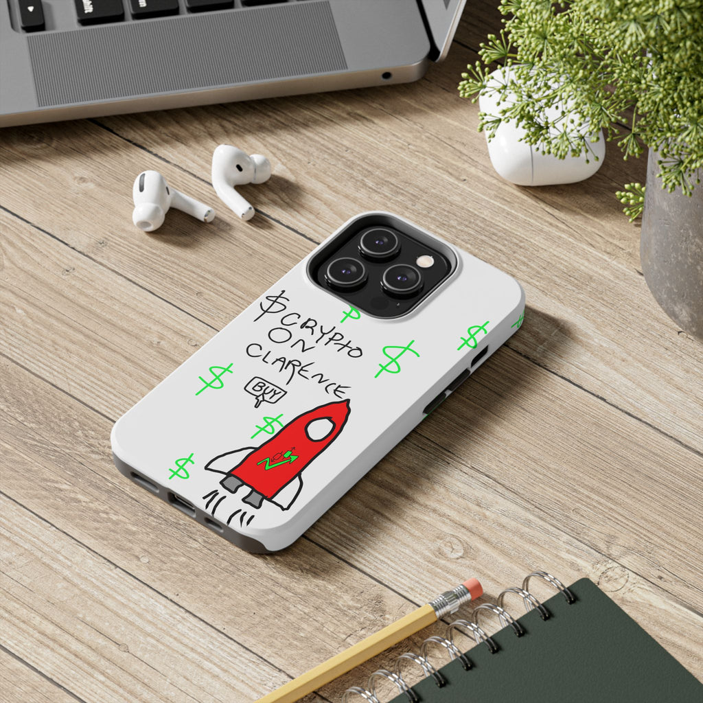 Crypto On Clarence Phone Case — Crypt Apparel Degen Design