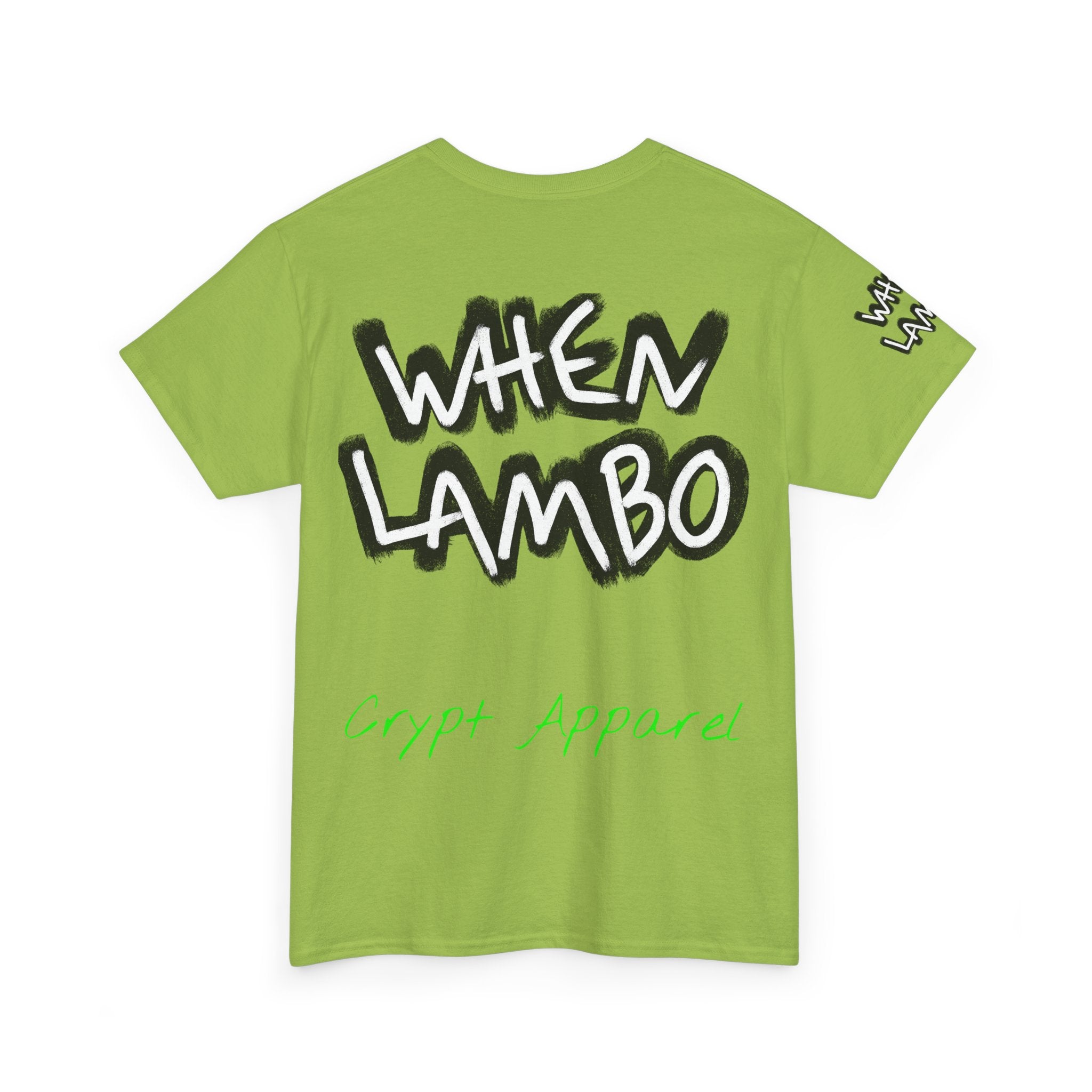 When Lambo Bitcoin inspired Crypto Graphic Tee | Crypt Apparel Car Streetwear
