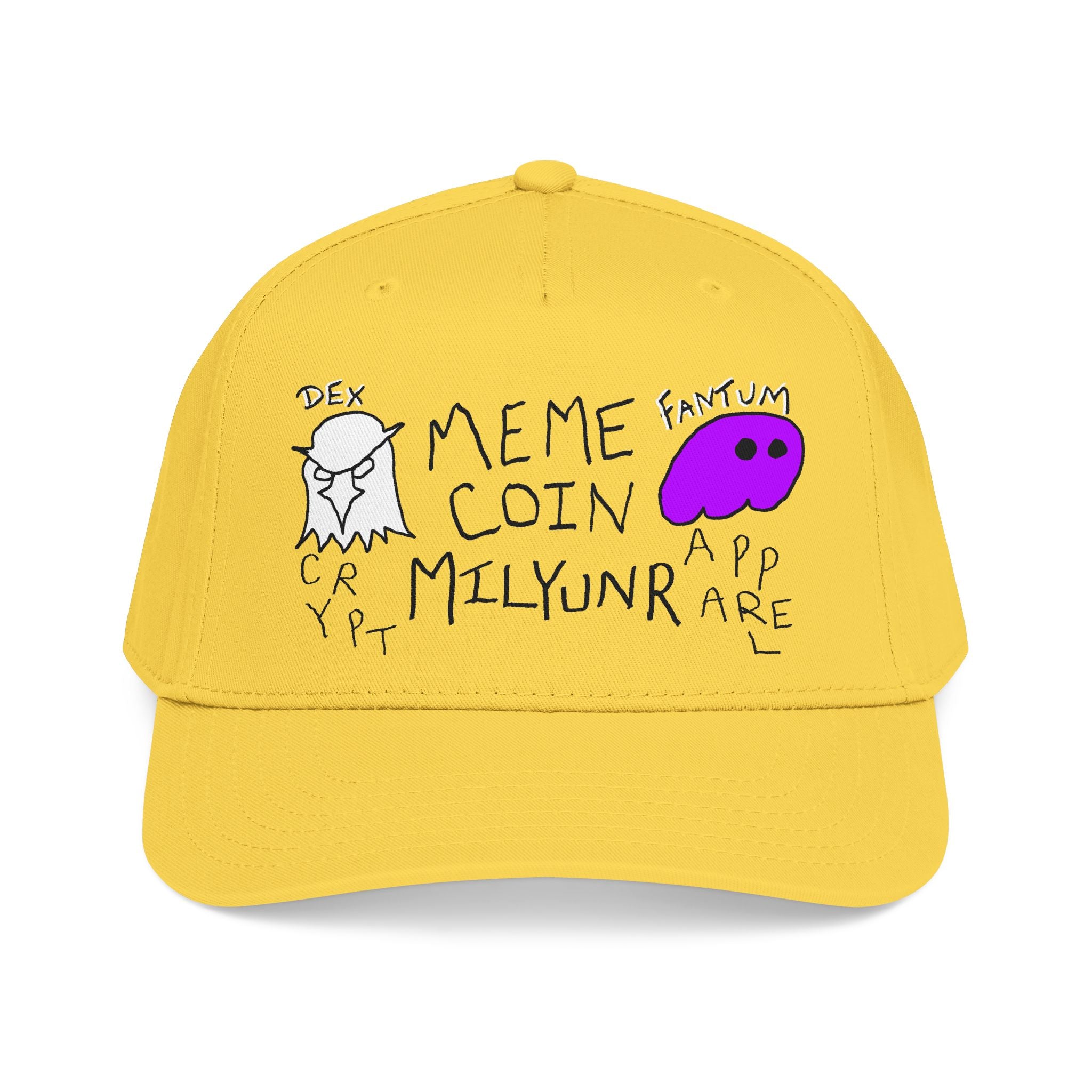 Meme Coin Millionaire Baseball Cap — Crypto Art Snapback