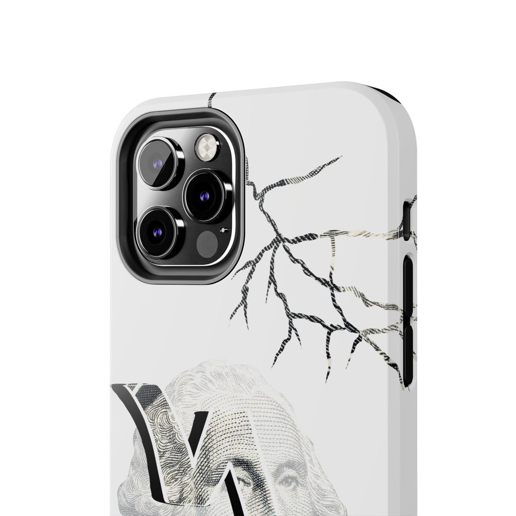 Brokenomics Crypto Tough Phone Case — 'Crypt Apparel' Cracked Dollar Graphic Protective Cover