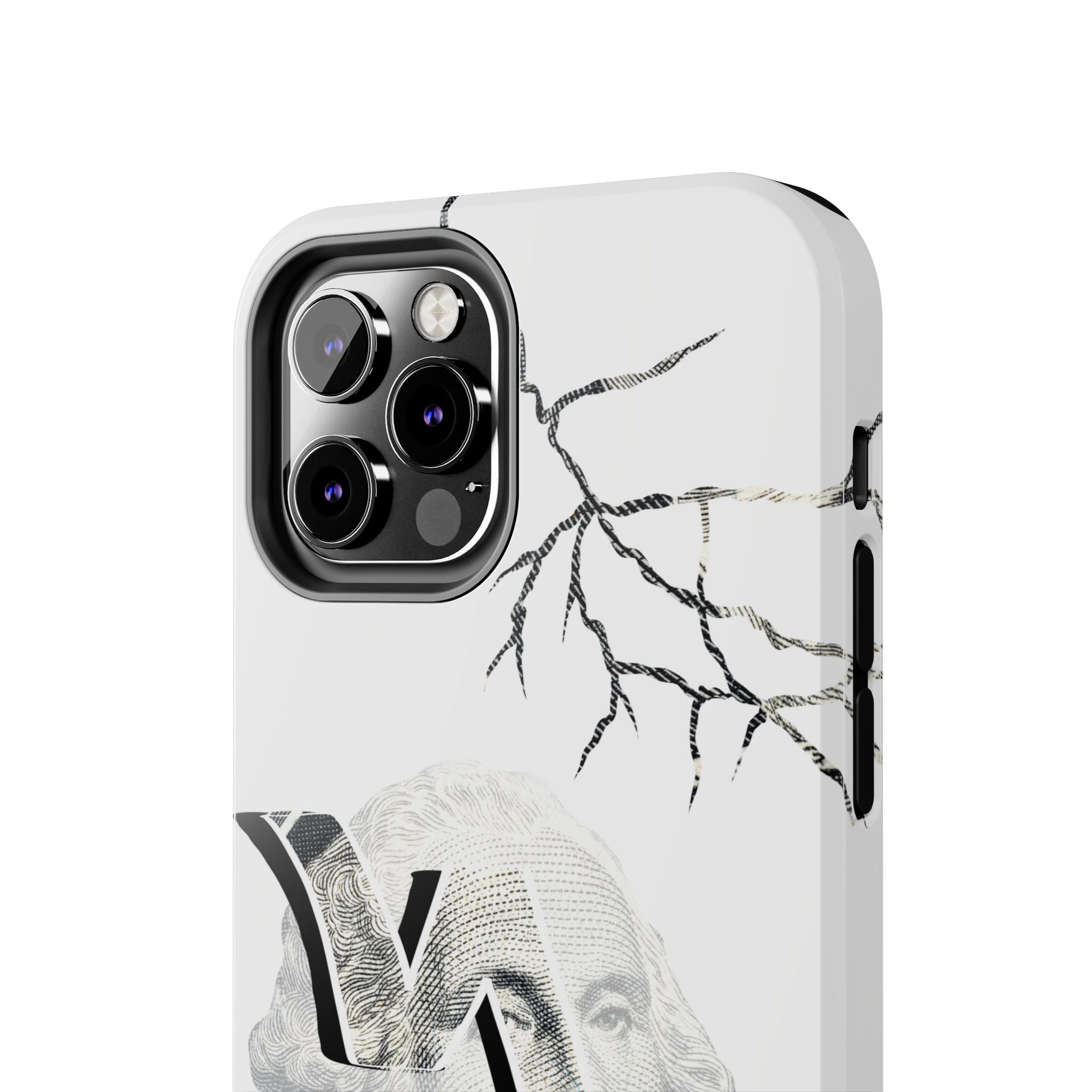 Brokenomics Crypto Tough Phone Case — 'Crypt Apparel' Cracked Dollar Graphic Protective Cover