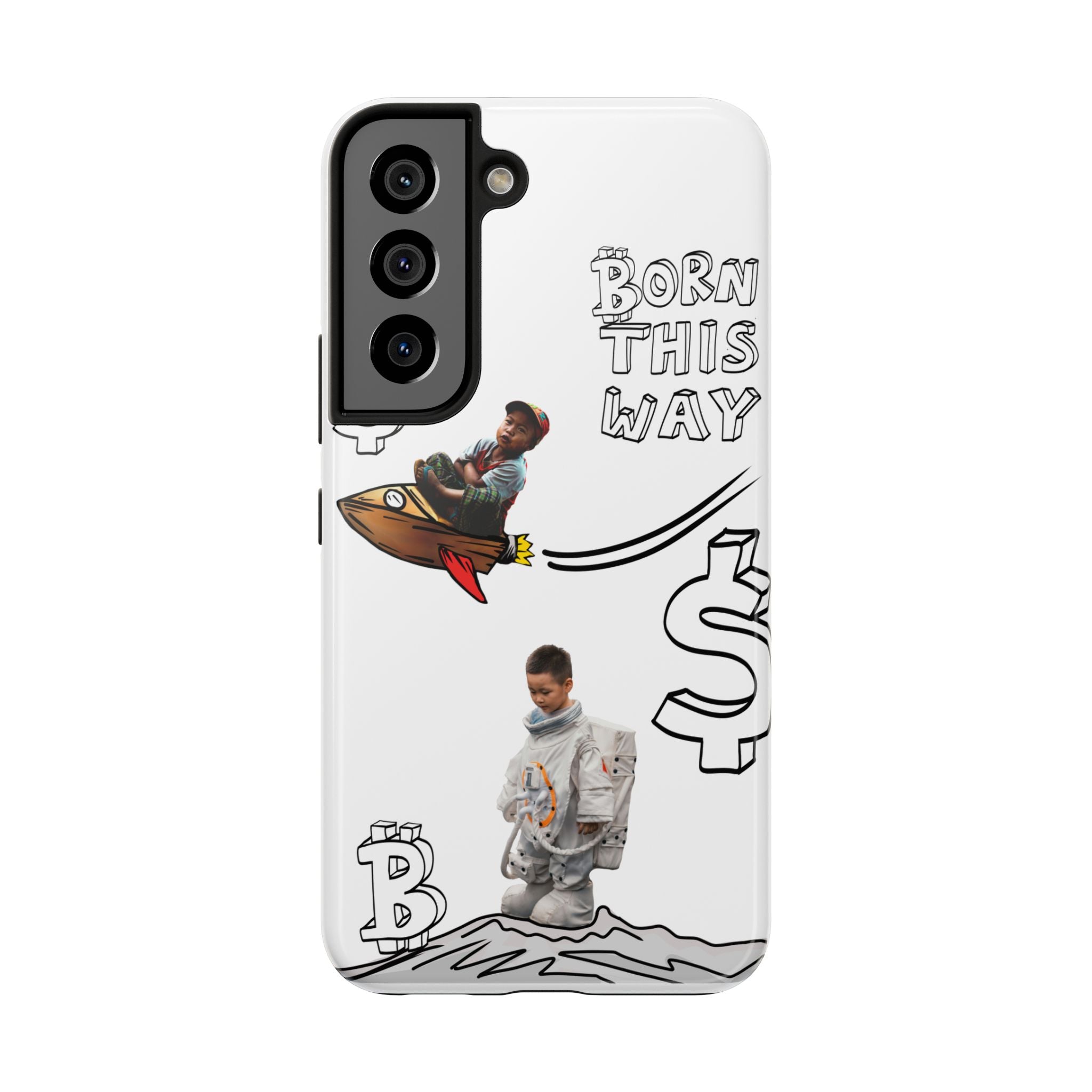 Born This Way Phone Case — "Crypt Apparel" Crypto Protective Case