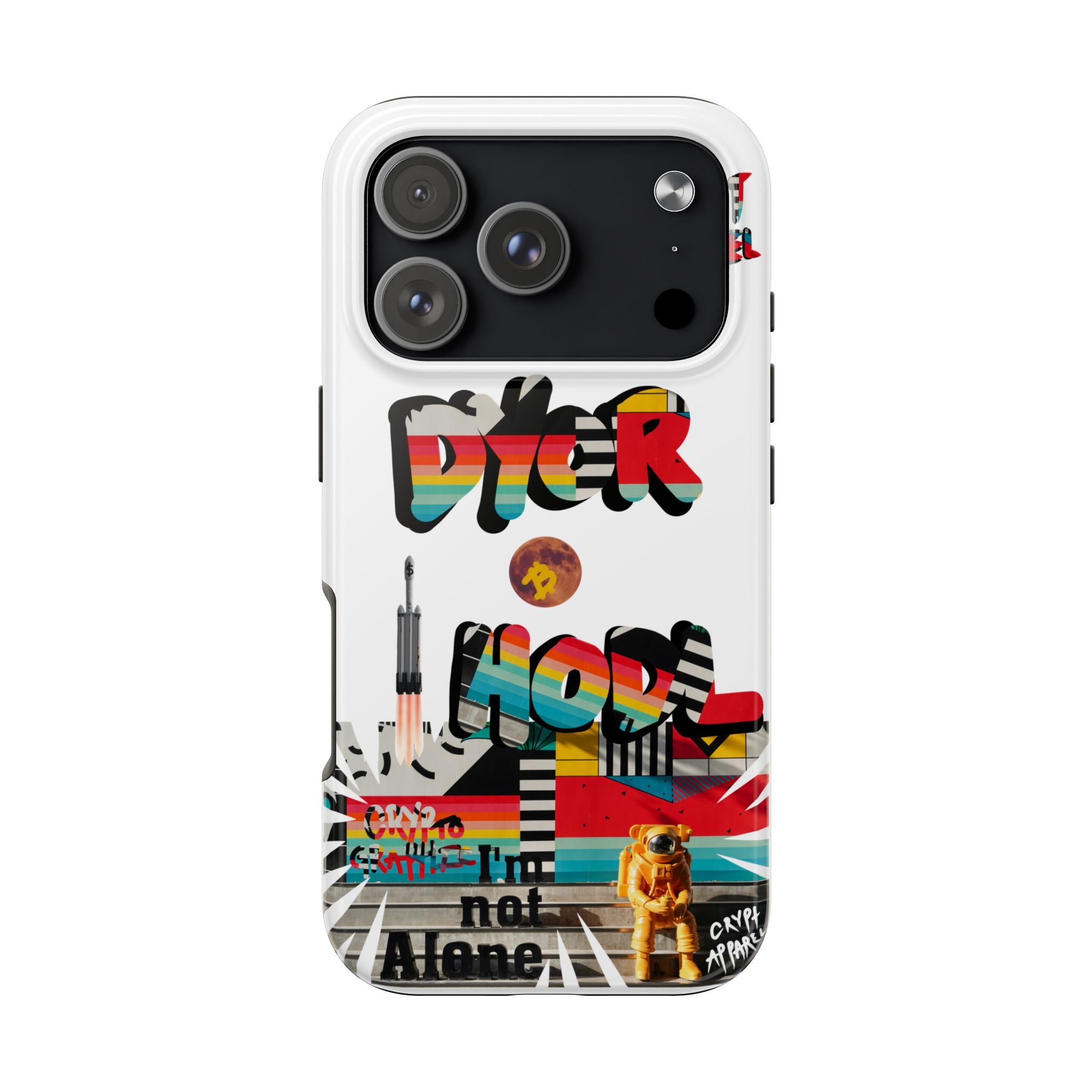 Urban Jungle Tough Phone Case — Crypt Apparel Collage Protective Cover