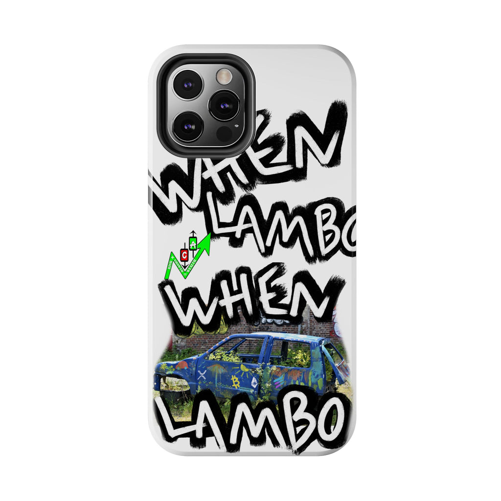 When Lambo Art Phone Case — Crypto Meme Tough Phone Case