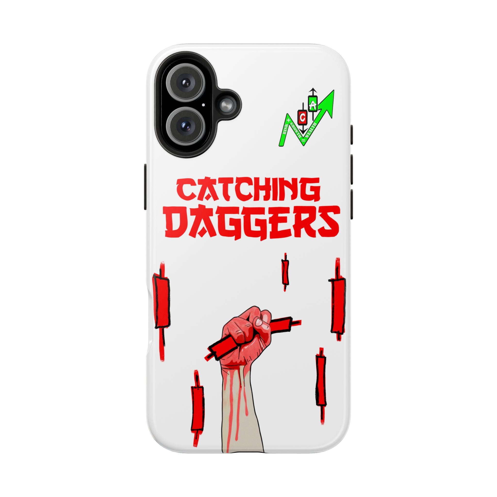 Catching Daggers Tough Phone Case — Crypt Apparel Graphic Protective Cover