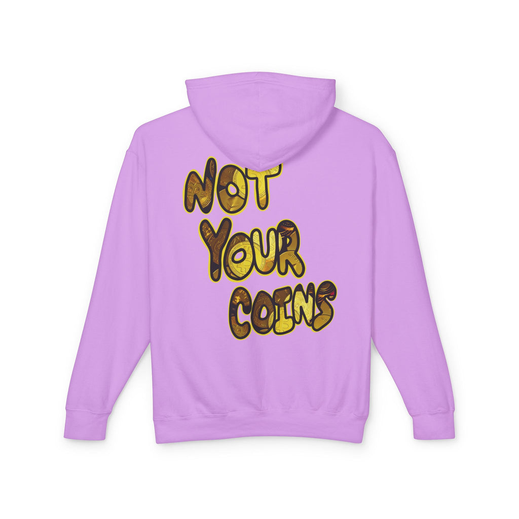 Not Your Keys/ Not Your Coins Graphic Hoodie — Crypto Lightweight Hoodie