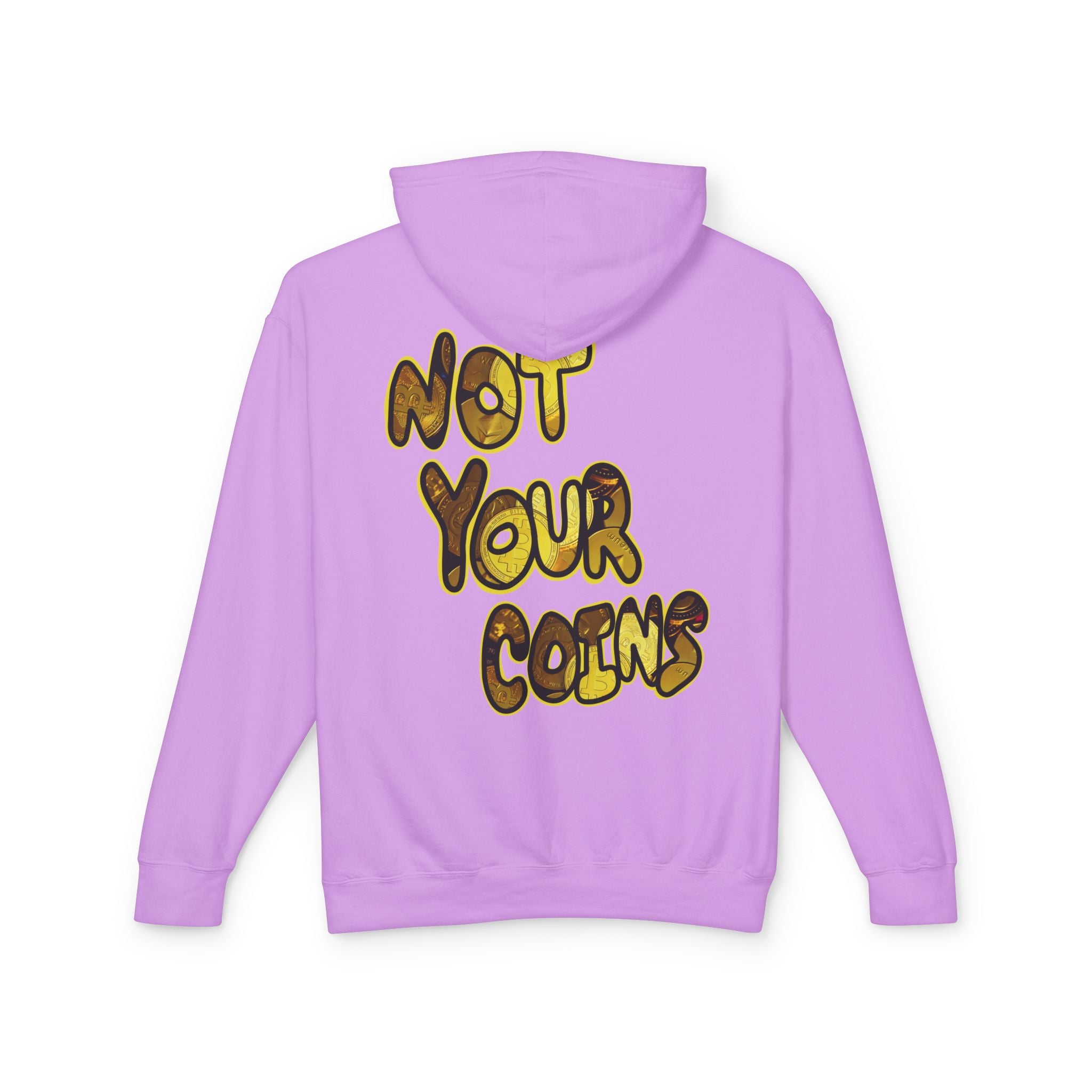 Not Your Keys/ Not Your Coins Graphic Hoodie — Crypto Lightweight Hoodie