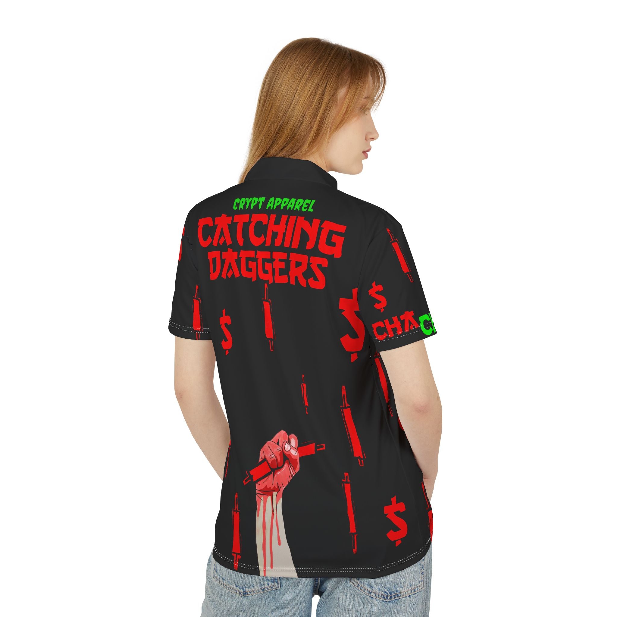 Catching Daggers Crypto Polo