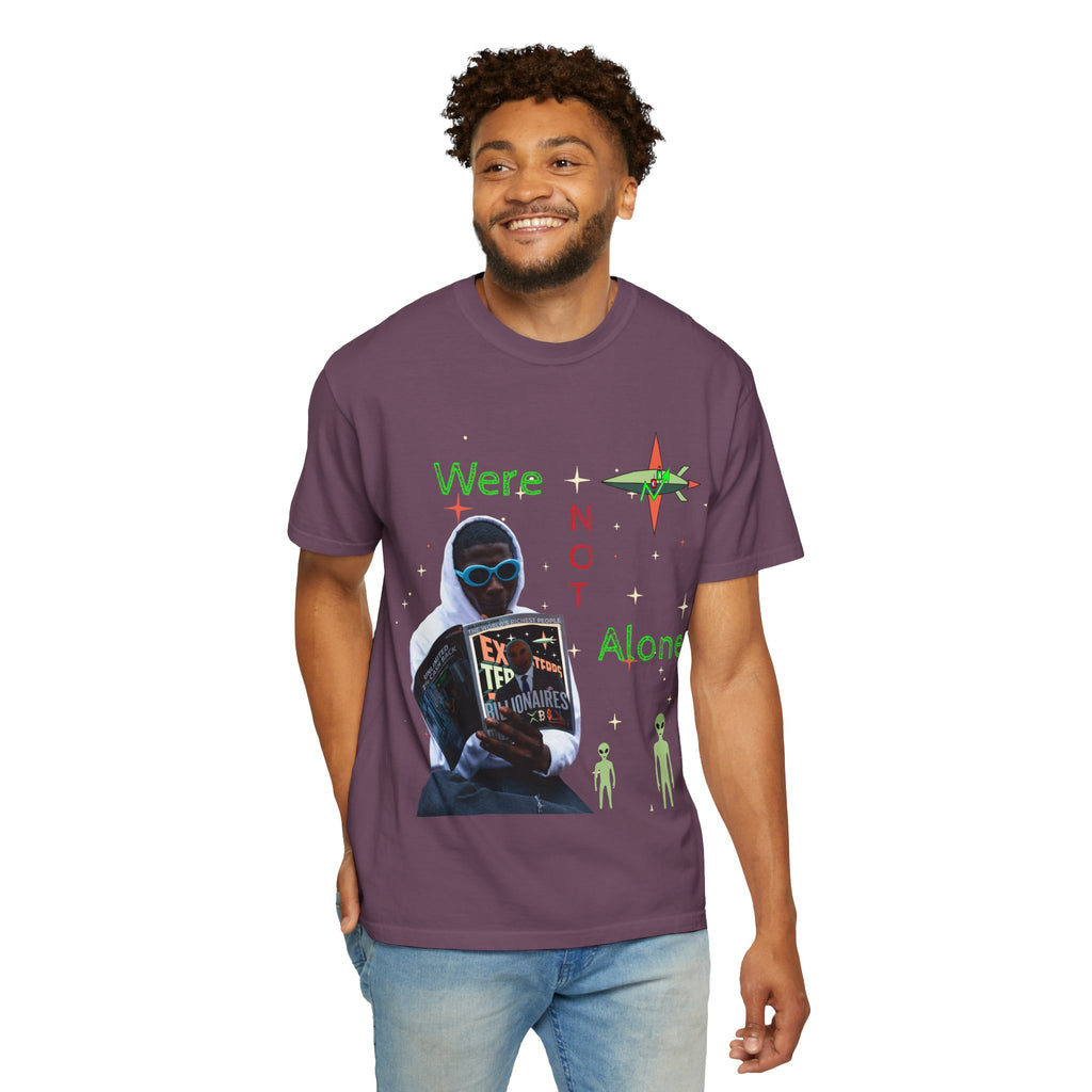Extraterrestrial Traders Crypto T-Shirt — "We're Not Alone" Alien Graphic Tee