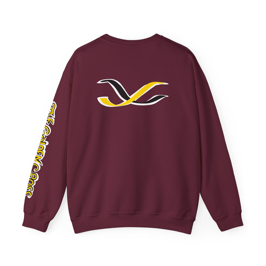 Golden Cross Bull Market Crewneck Sweatshirt – Crypt Apparel Graphic Pullover