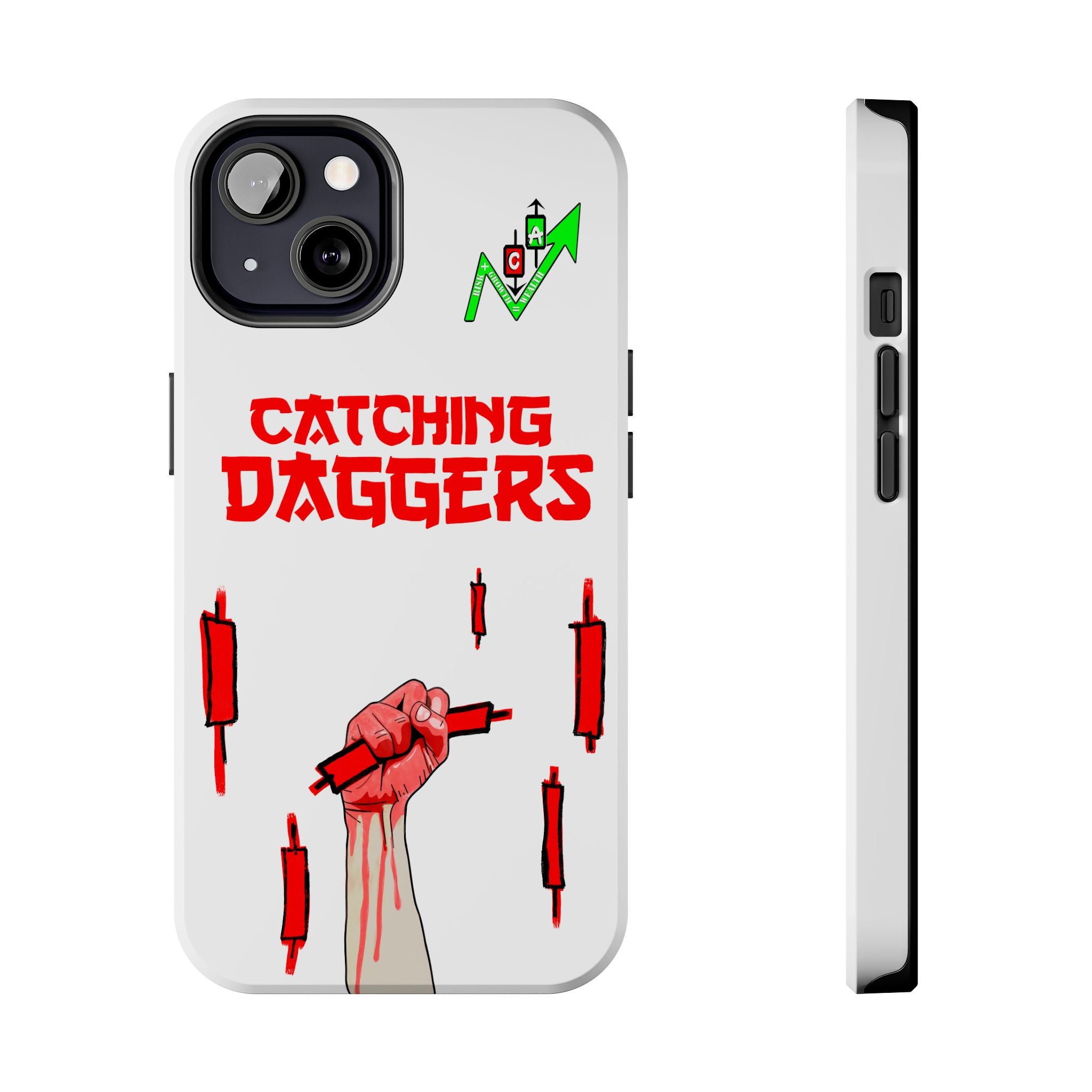 Catching Daggers Tough Phone Case — Crypt Apparel Graphic Protective Cover
