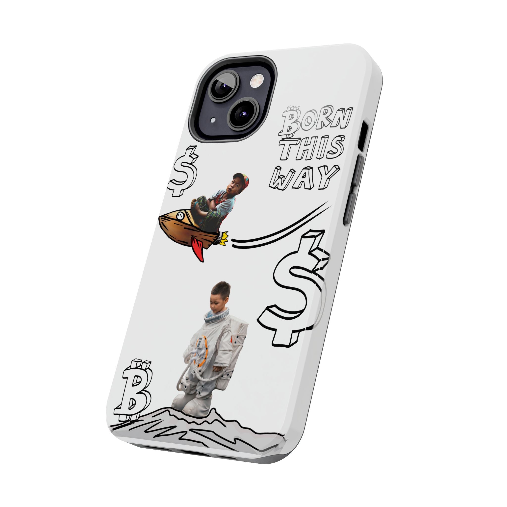 Born This Way Phone Case — "Crypt Apparel" Crypto Protective Case
